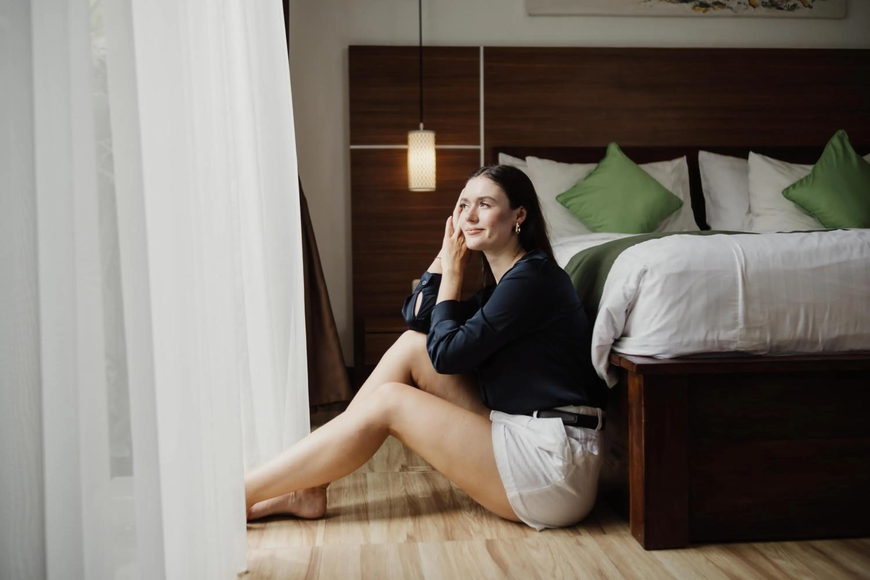 View (from property/room), Bed in Gracia Bali Villas & Apartment Managed by Manara