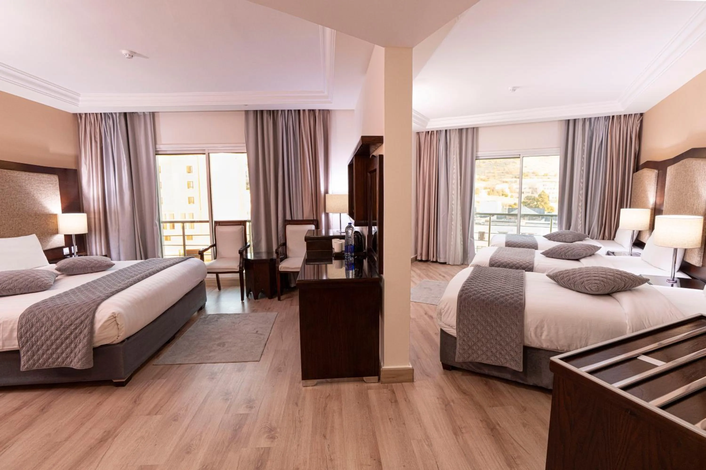 Photo of the whole room, Bed in Petra Moon Hotel