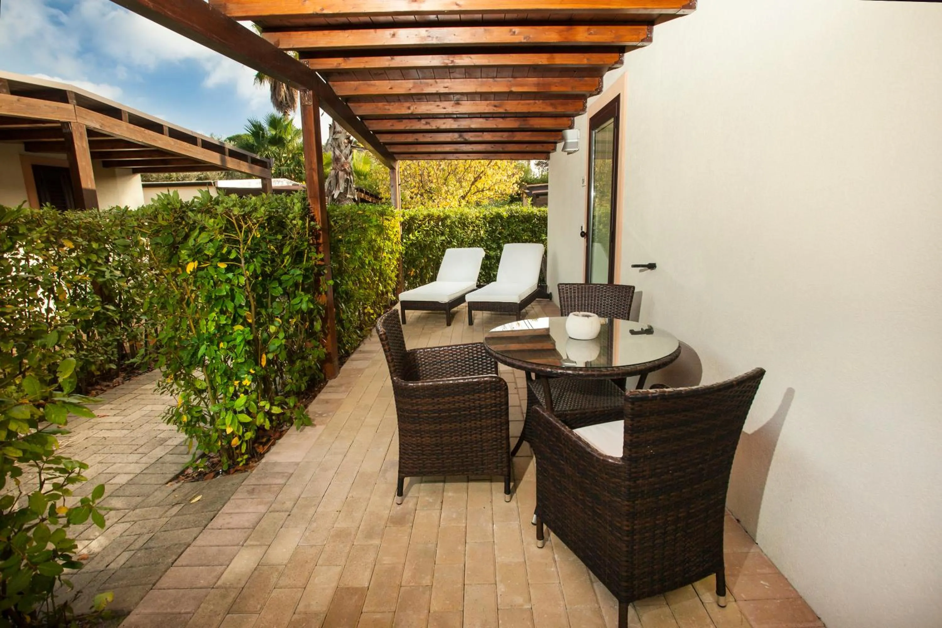 Patio in Green Paradise Resort