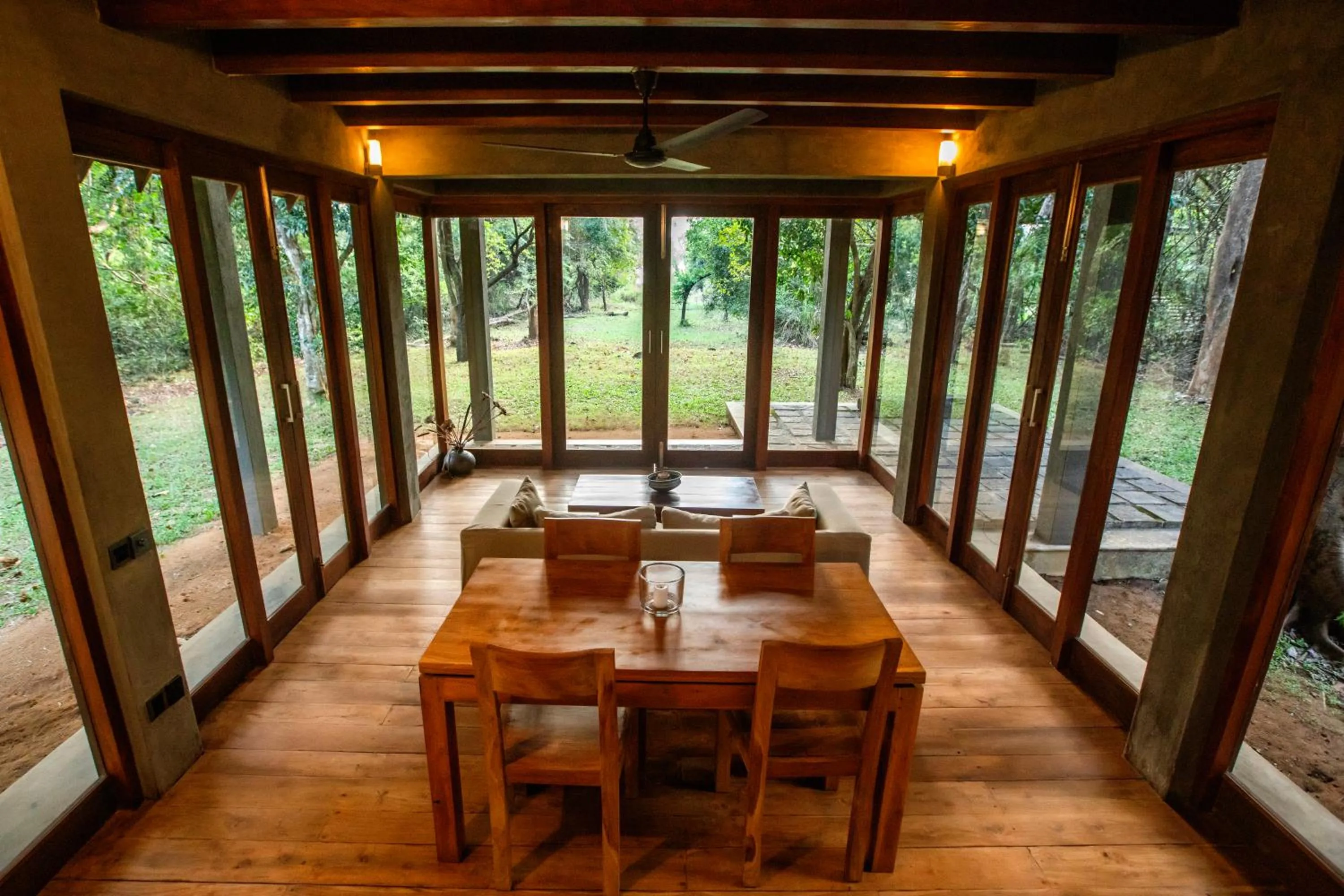 Living room in Wild Grass Nature Resort
