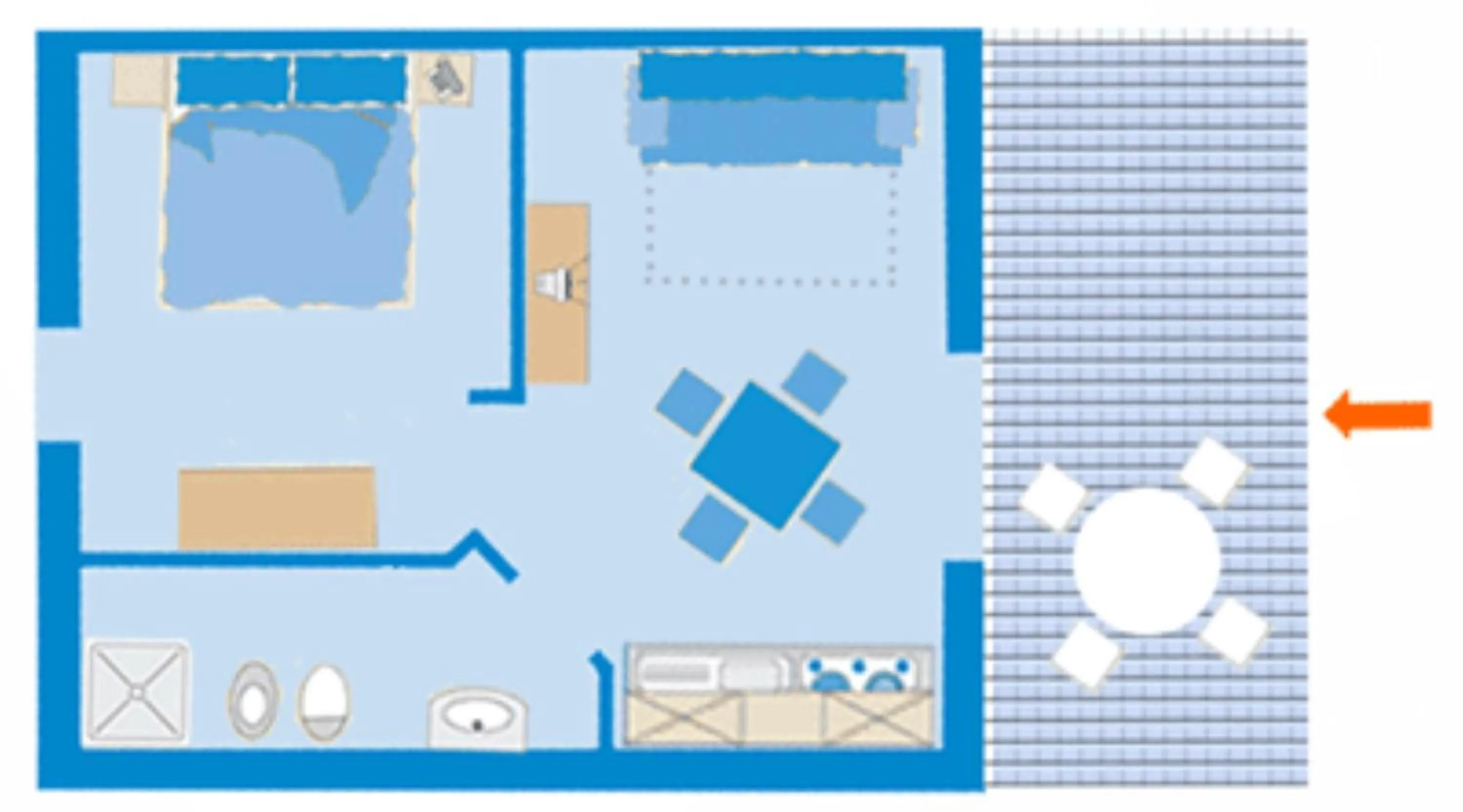 Floor plan in Residence La Luna Nel Pozzo