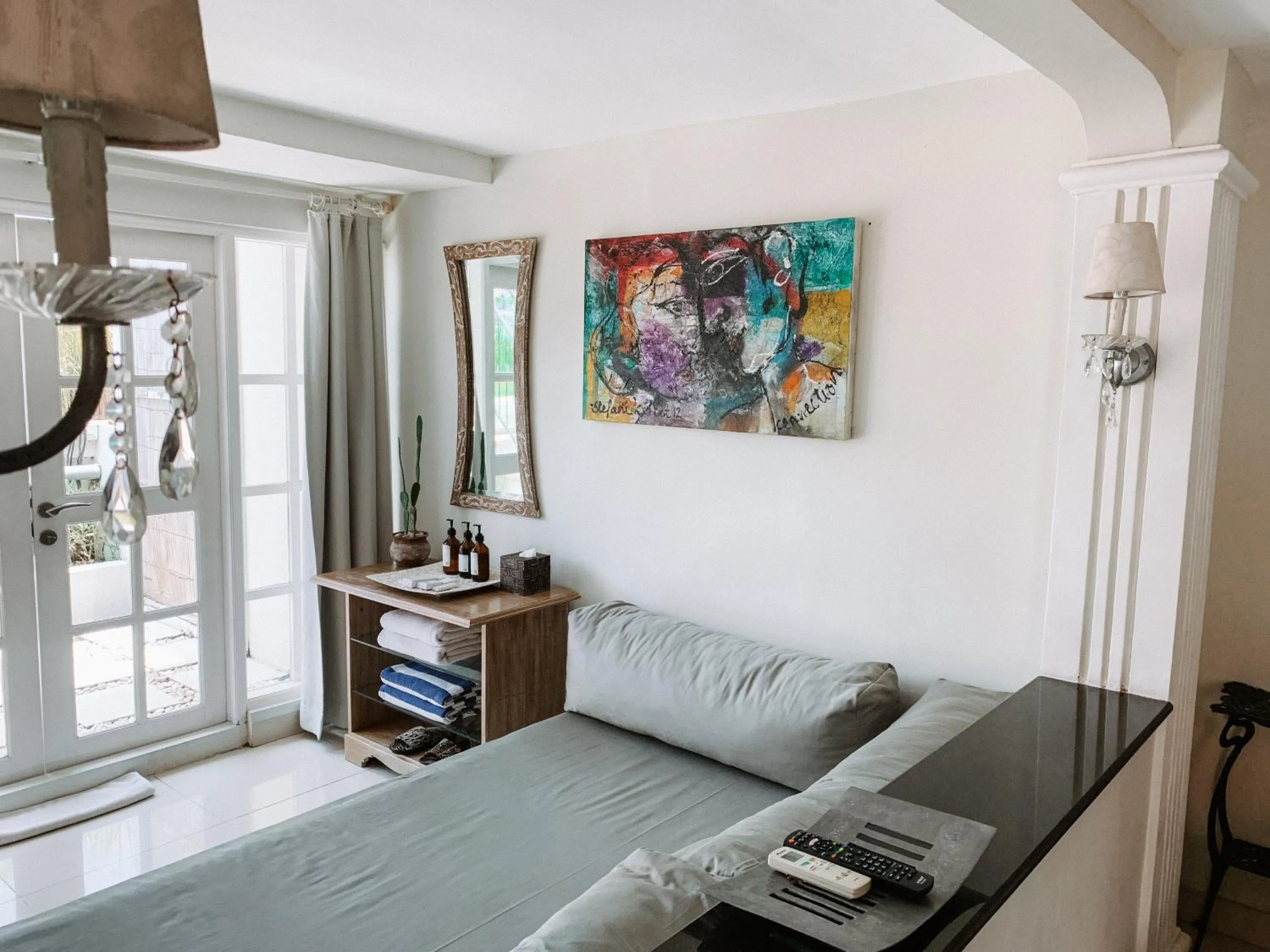 Seating area, Bed in Casa Artista By Kresna Hospitality