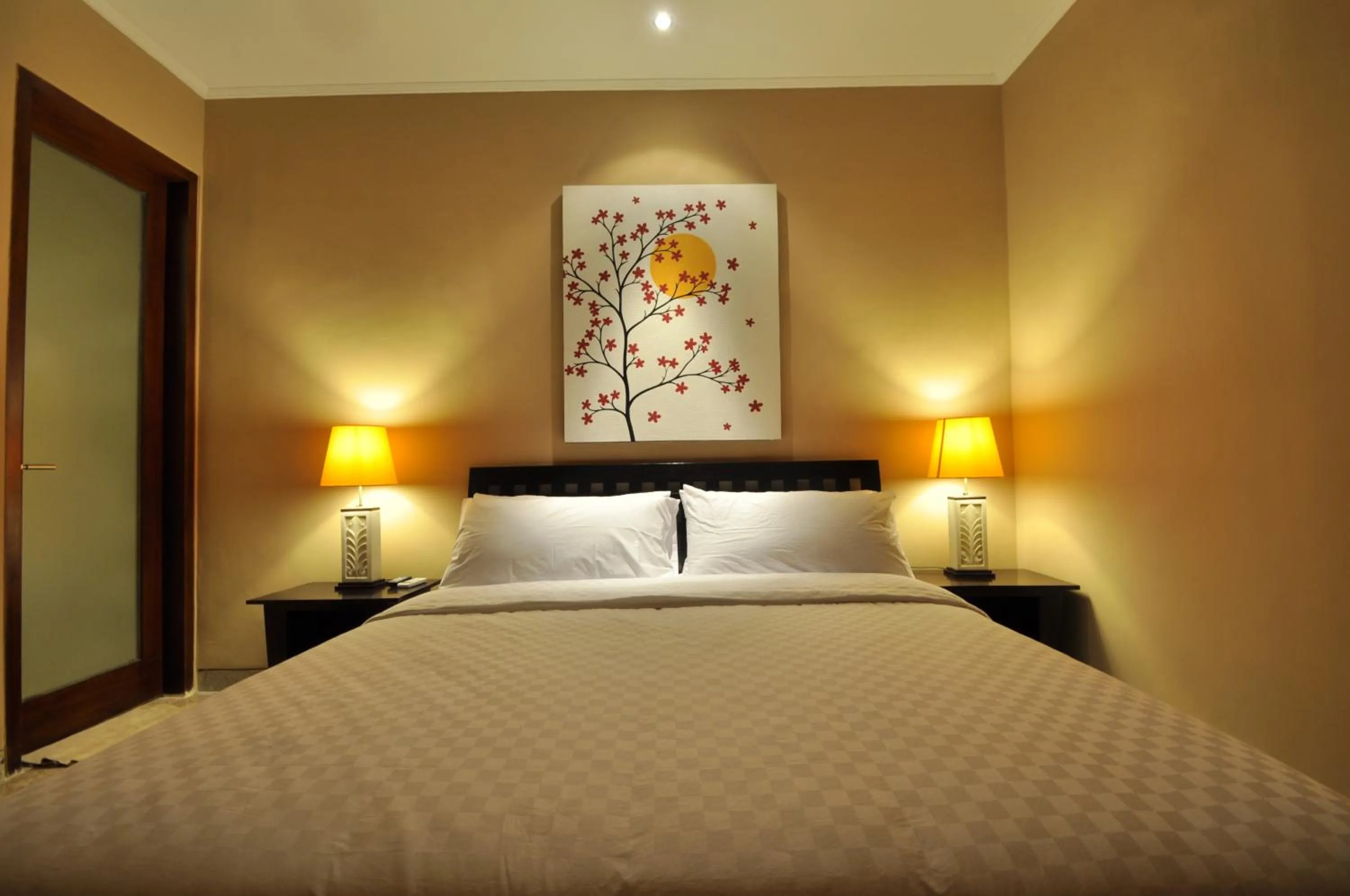 Bed in The Jas Villas