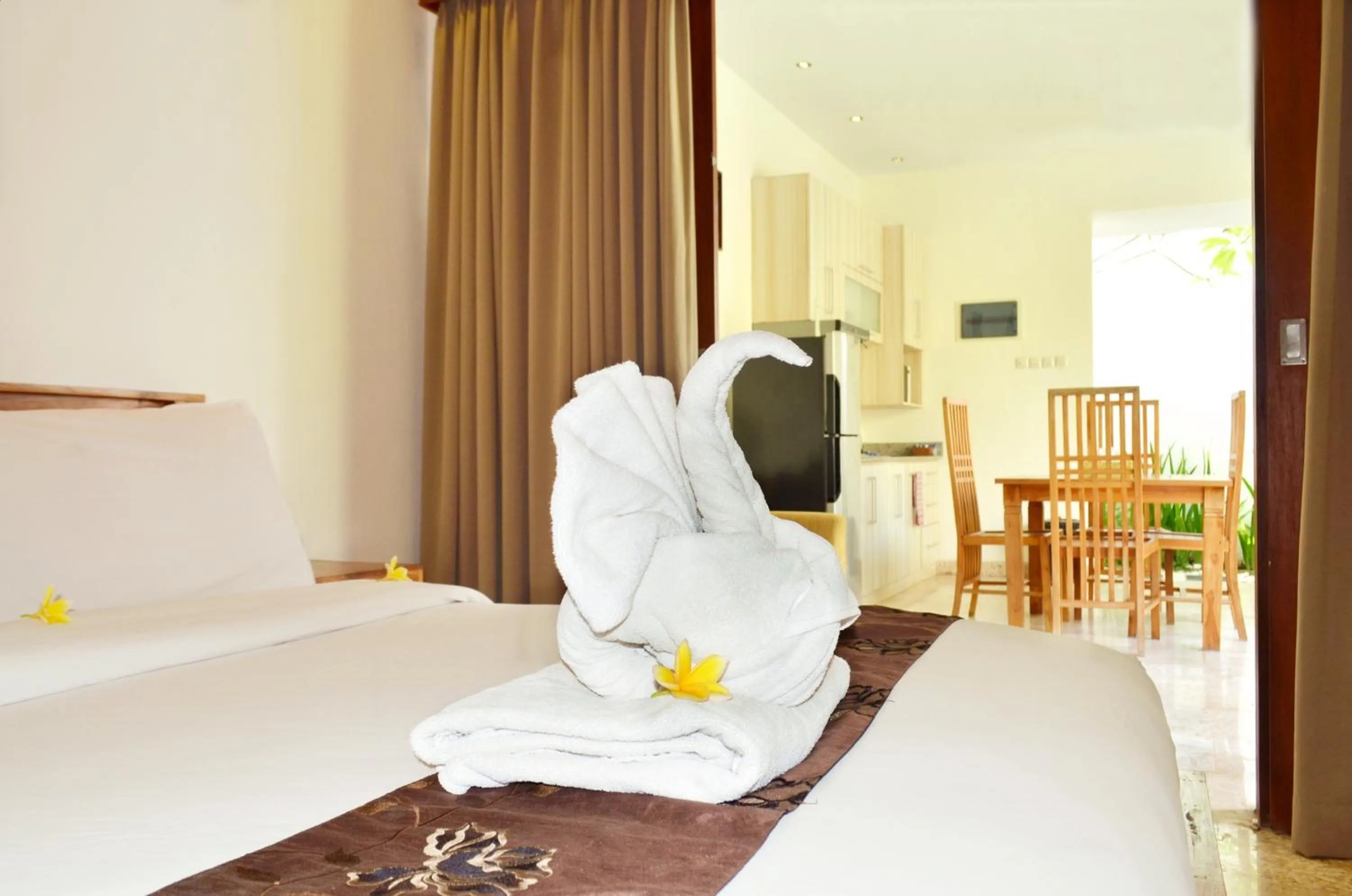 Bed in The Jas Villas