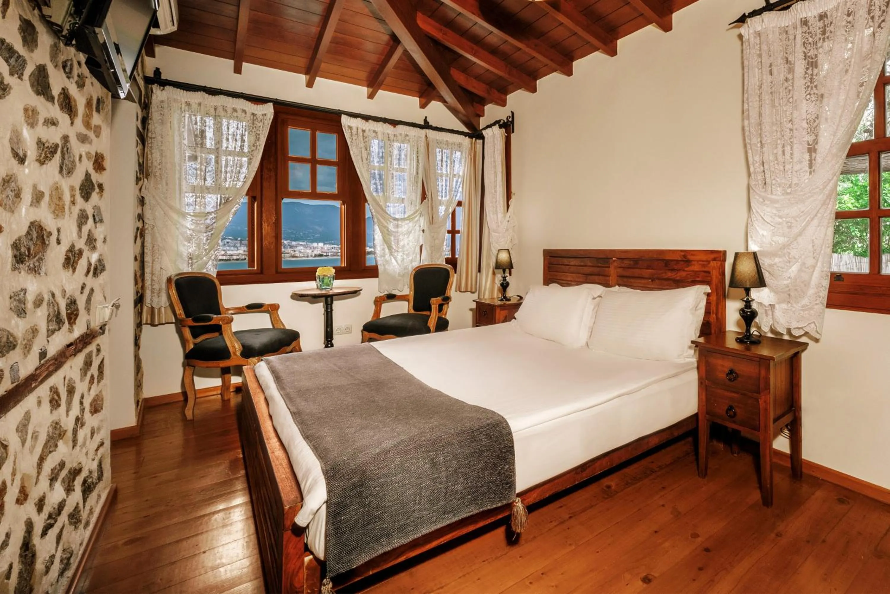 Bed in Hotel Villa Turka