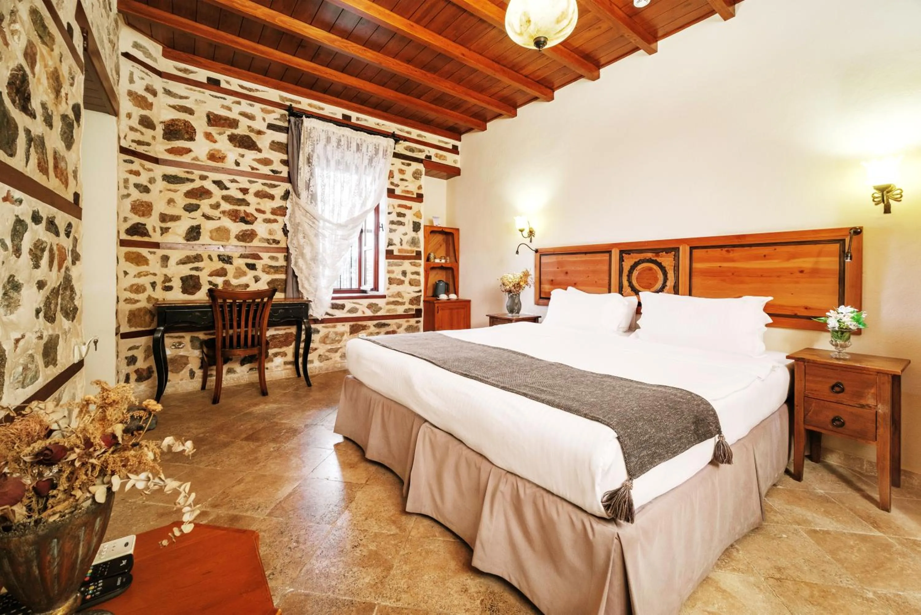 Bed in Hotel Villa Turka