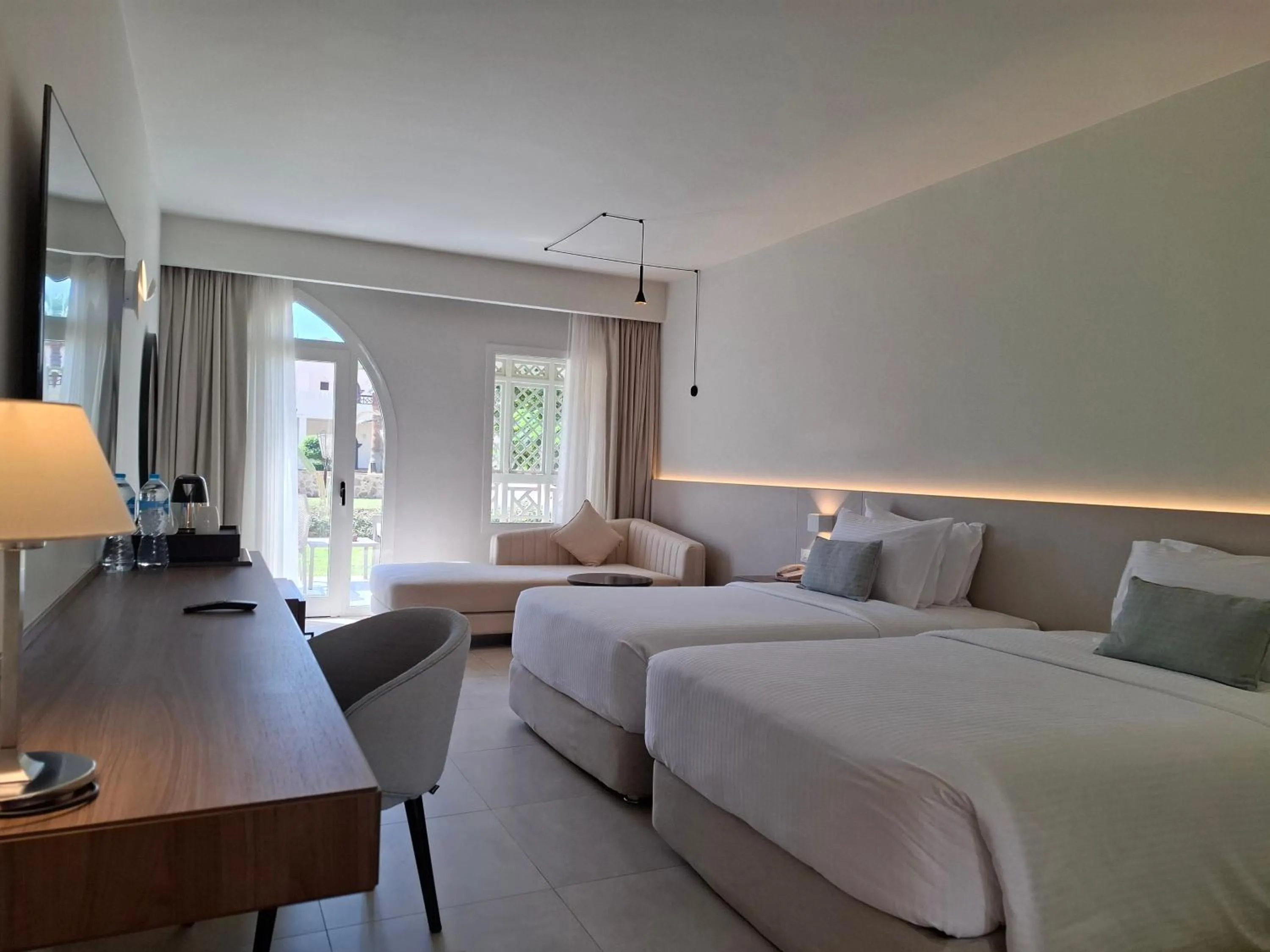 Bed in Reef Oasis Beach Aqua Park Resort