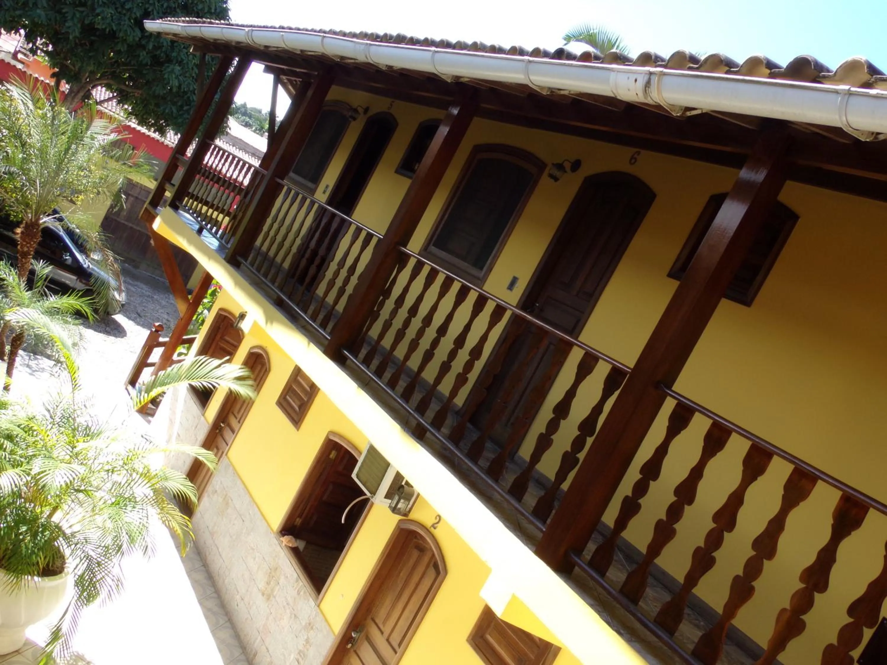 Facade/entrance in Pousada Parque Imperial no centro de Paraty