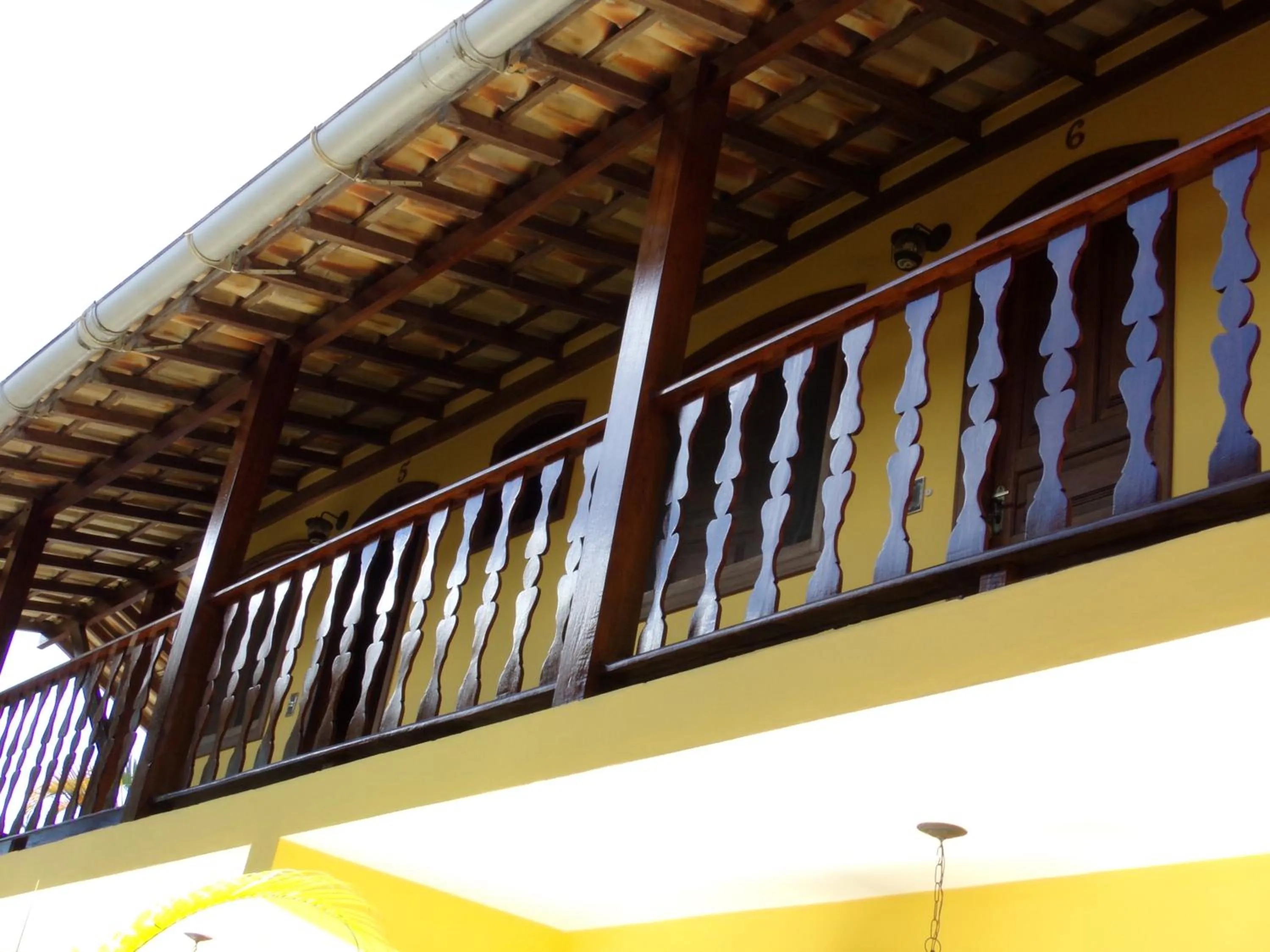 Balcony/Terrace in Pousada Parque Imperial no centro de Paraty
