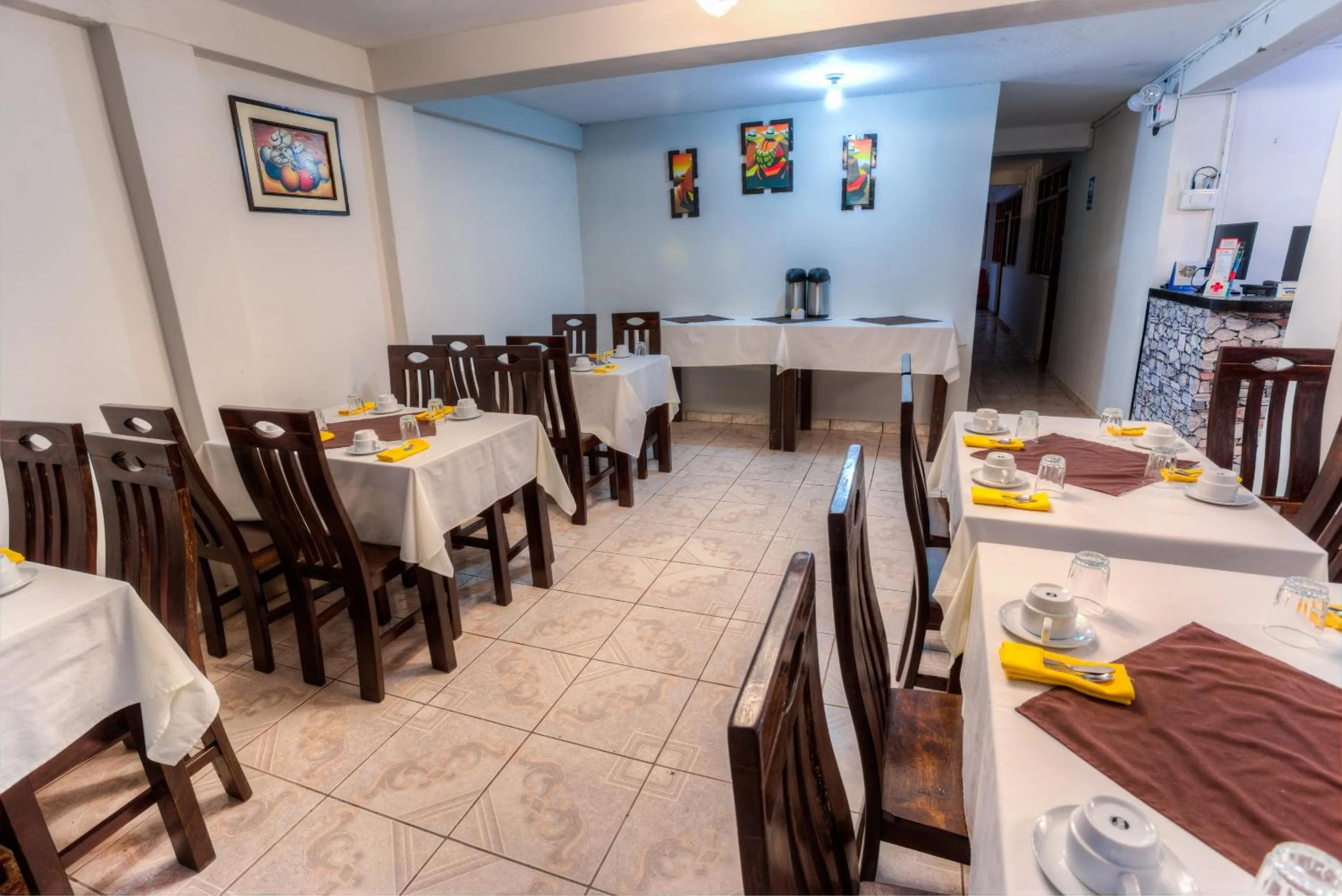 Dining area in Machupicchu Guest House