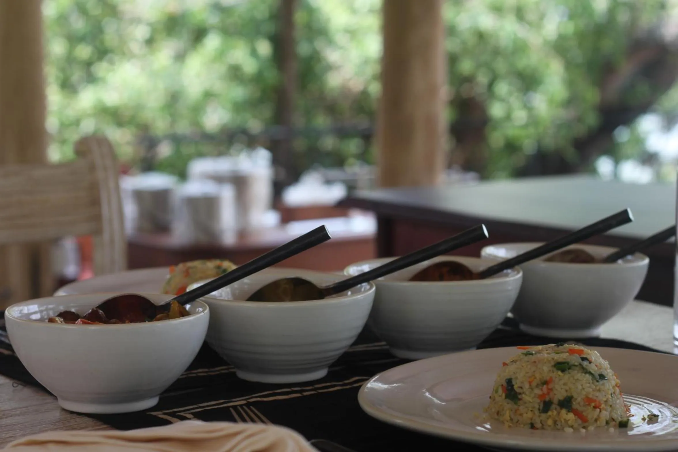 Lunch in Flameback Eco Lodge