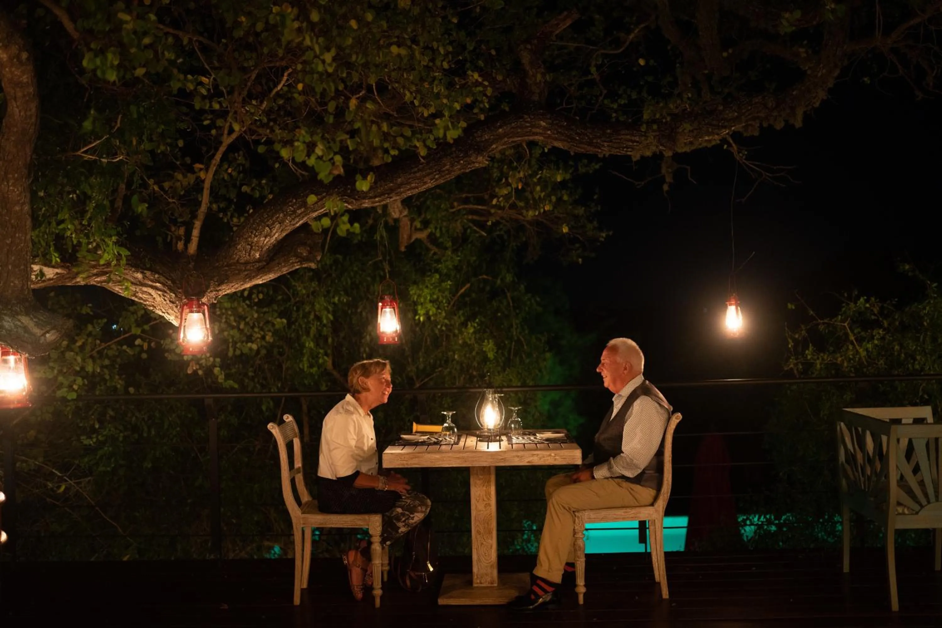 People in Flameback Eco Lodge