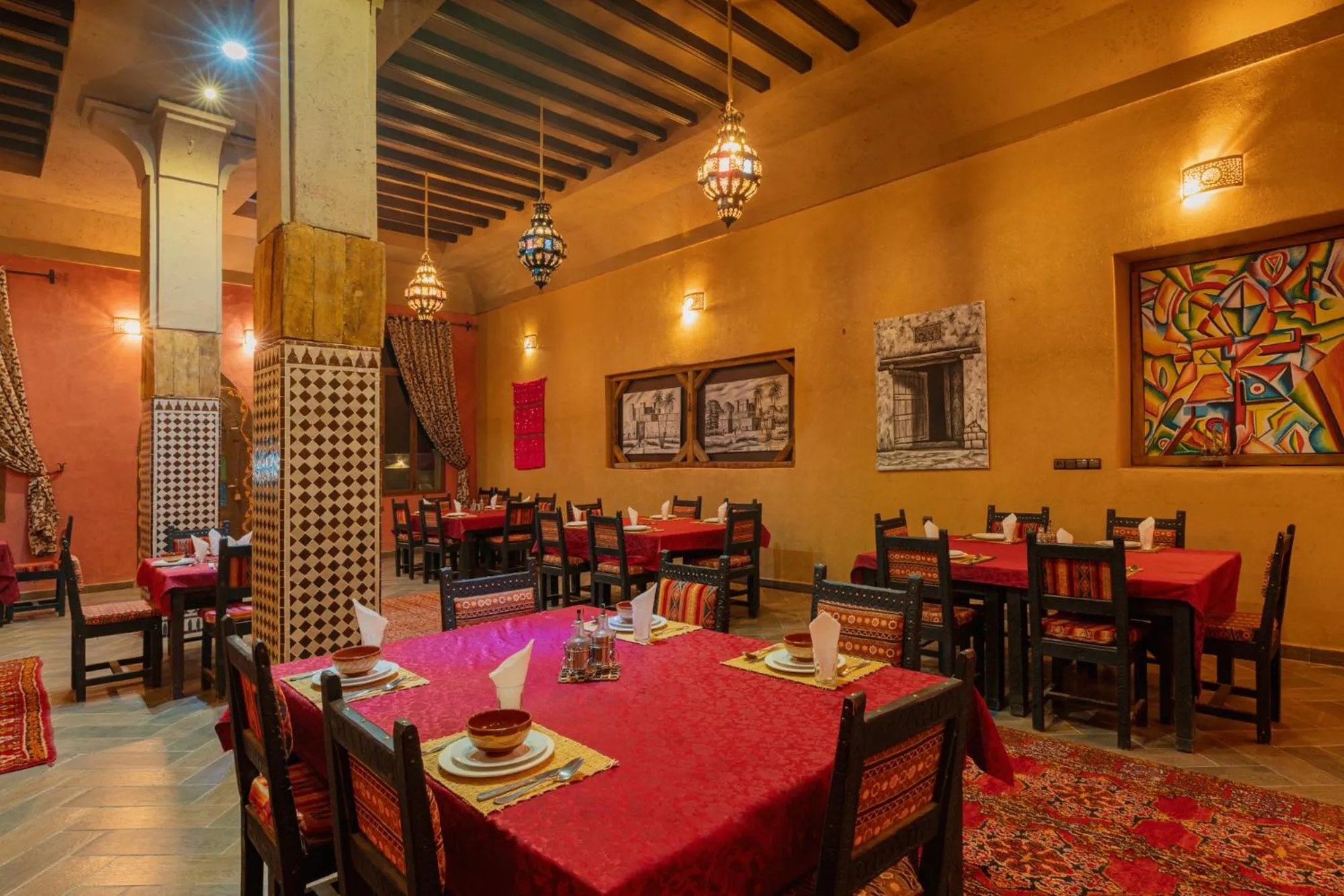 Restaurant/places to eat in Kasbah Hotel Ziz Palace Rissani