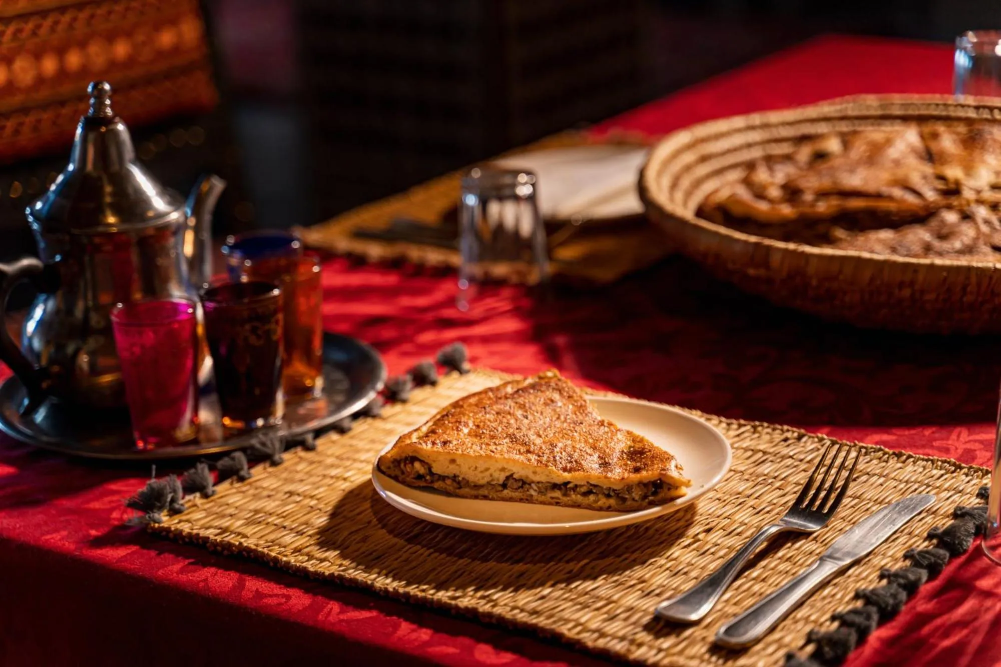 Lunch in Kasbah Hotel Ziz Palace Rissani