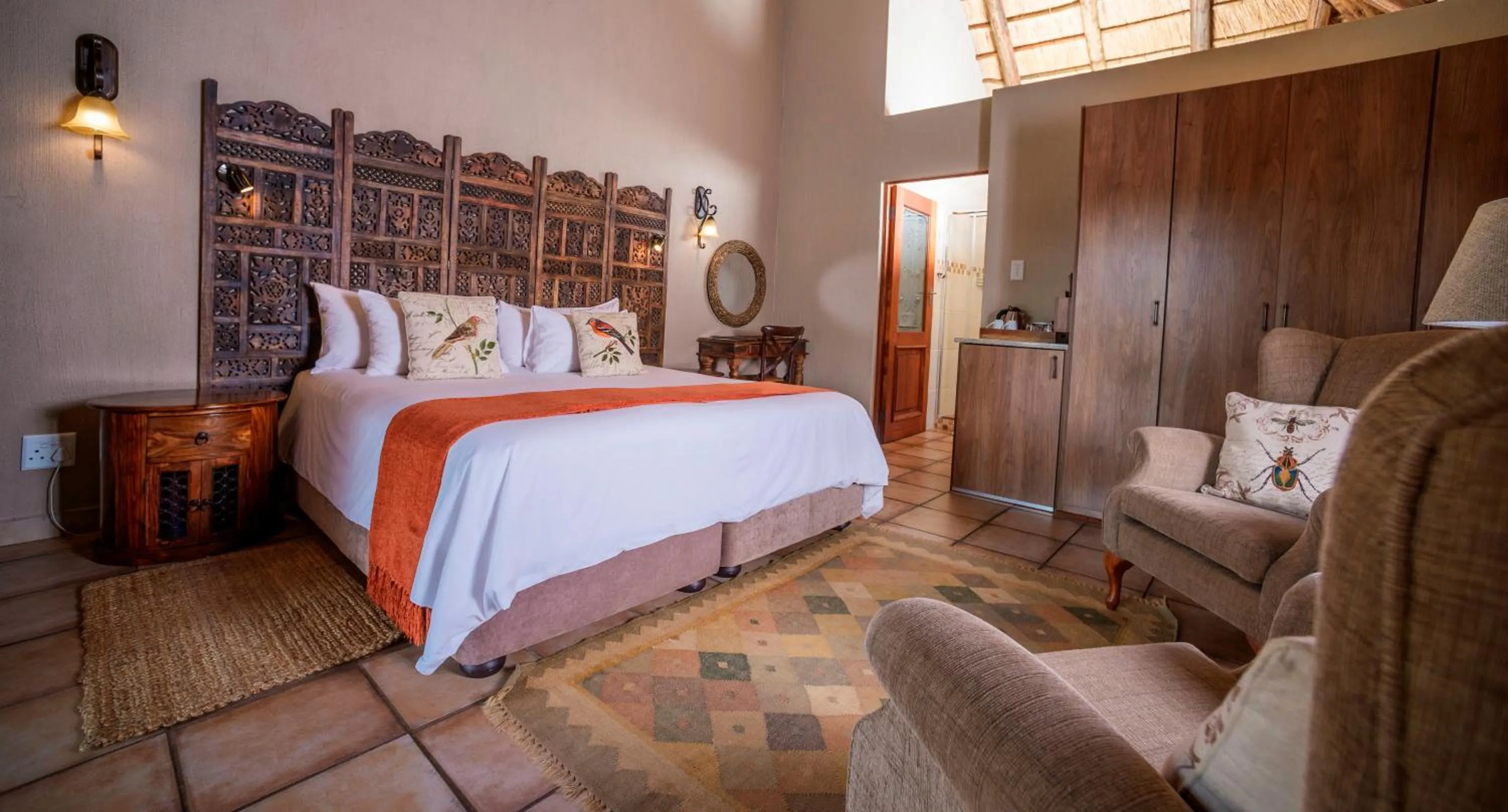 Bed in La Kruger Lifestyle Lodge - No Loadshedding