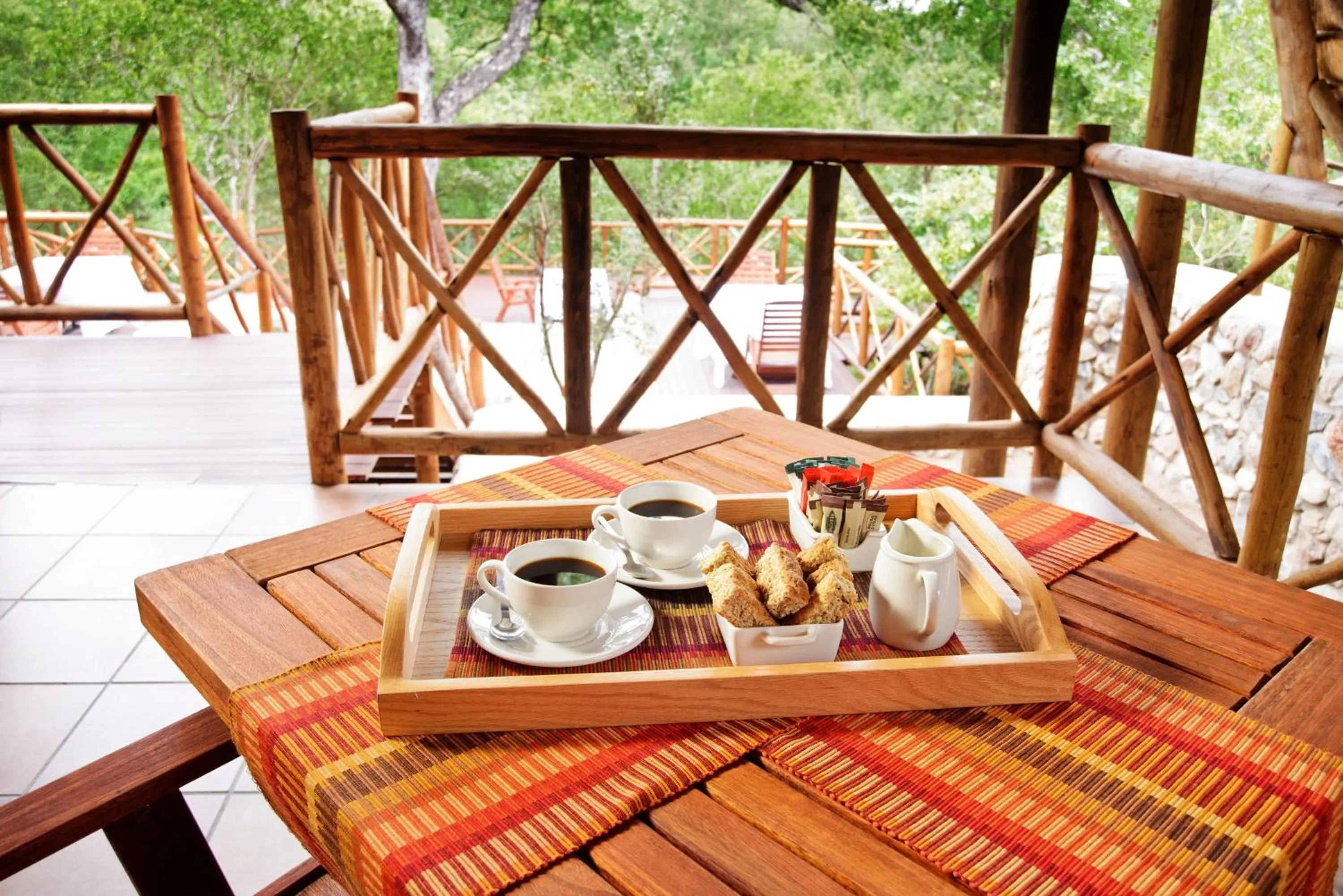 Patio in La Kruger Lifestyle Lodge - No Loadshedding