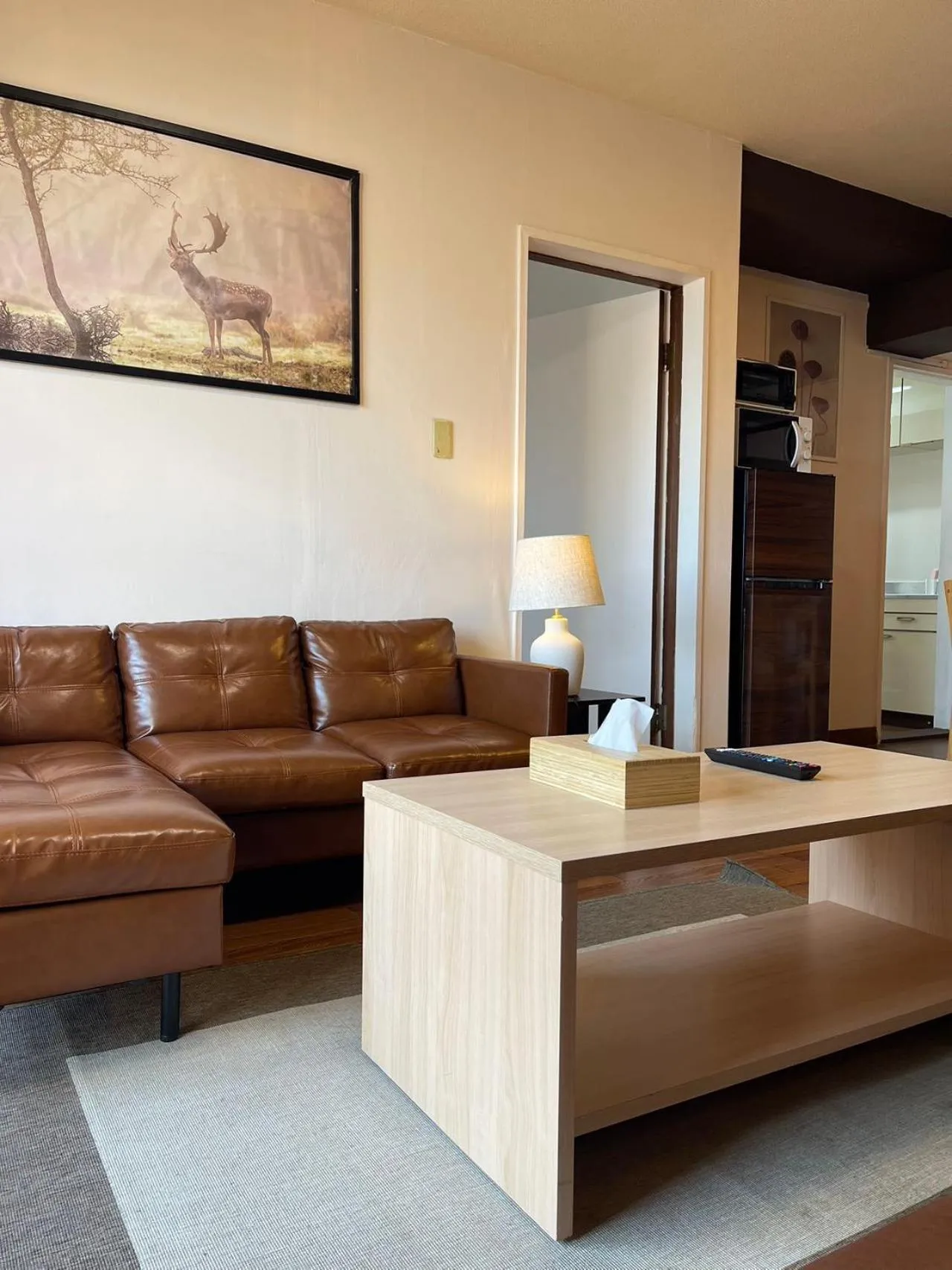 Living room in Sea View Court Kobe