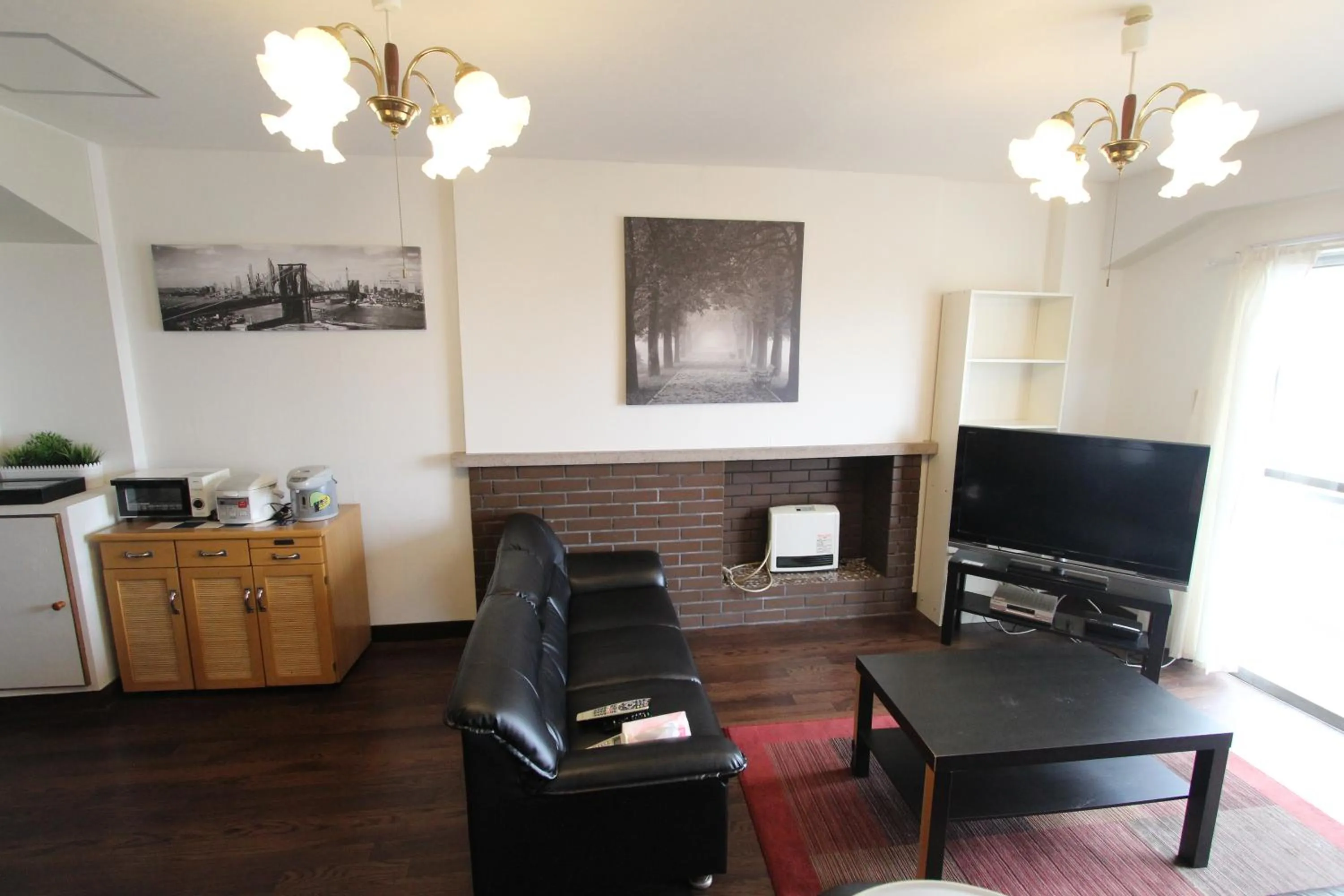 Living room in Sea View Court Kobe