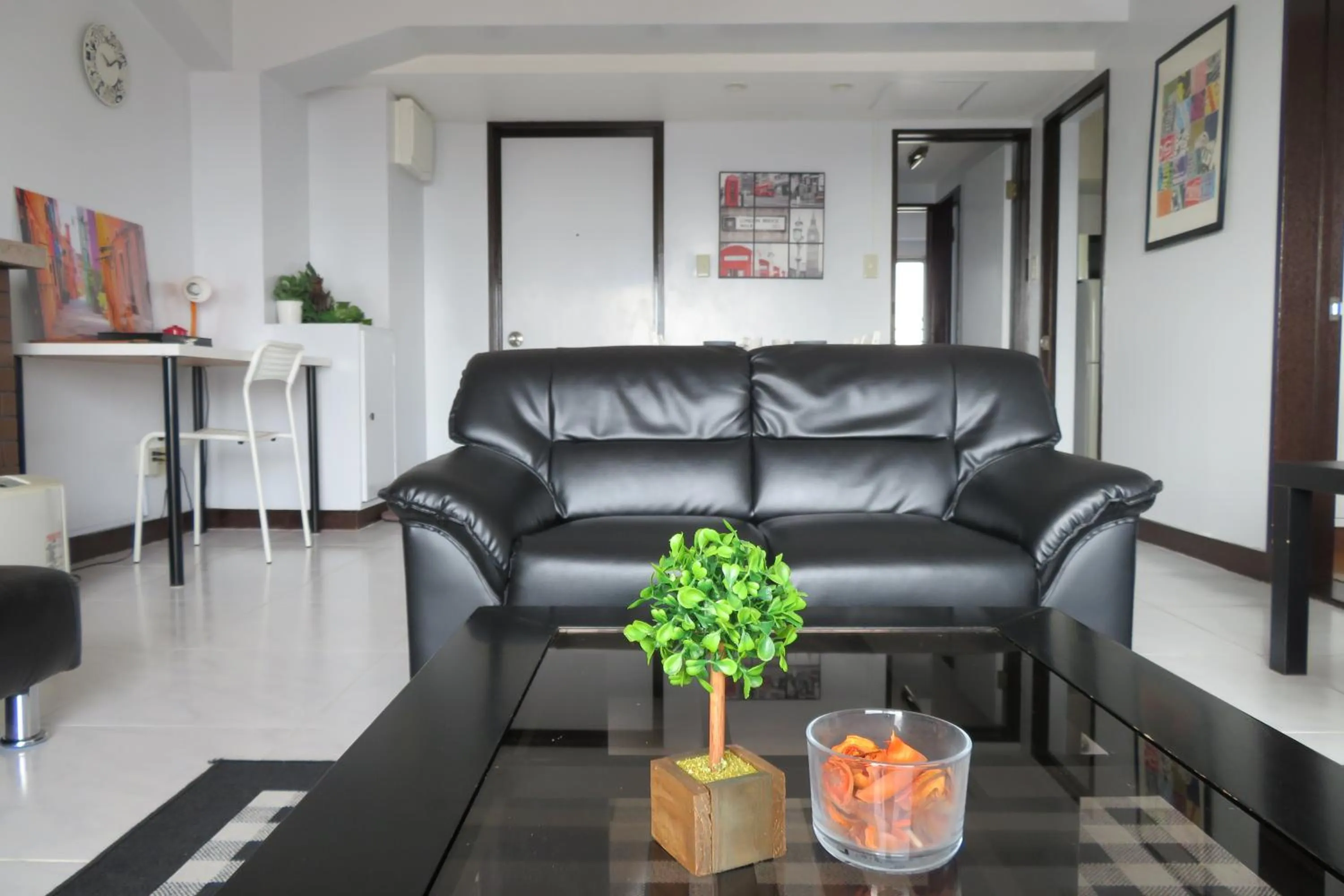 Seating area in Sea View Court Kobe