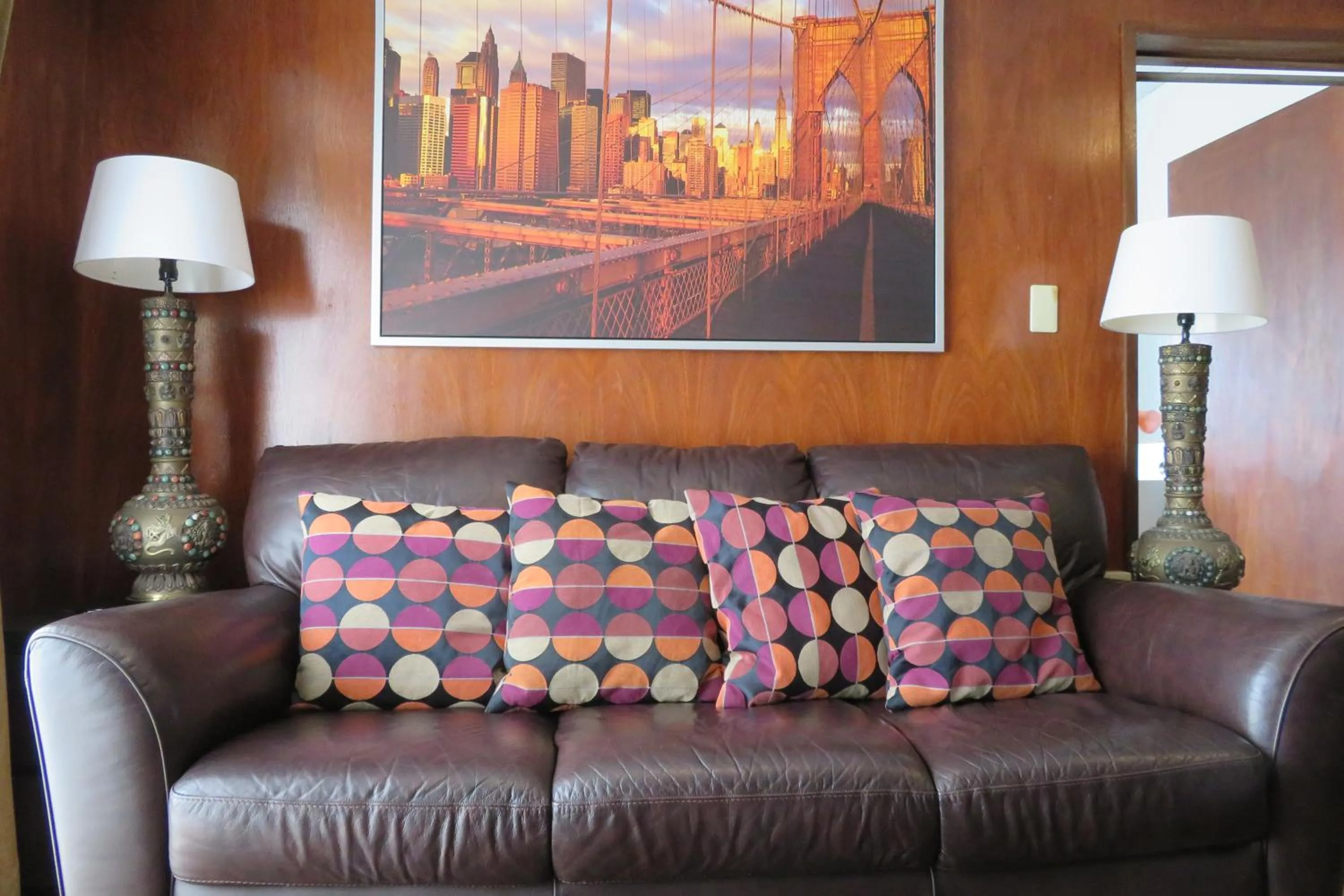 Living room in Sea View Court Kobe