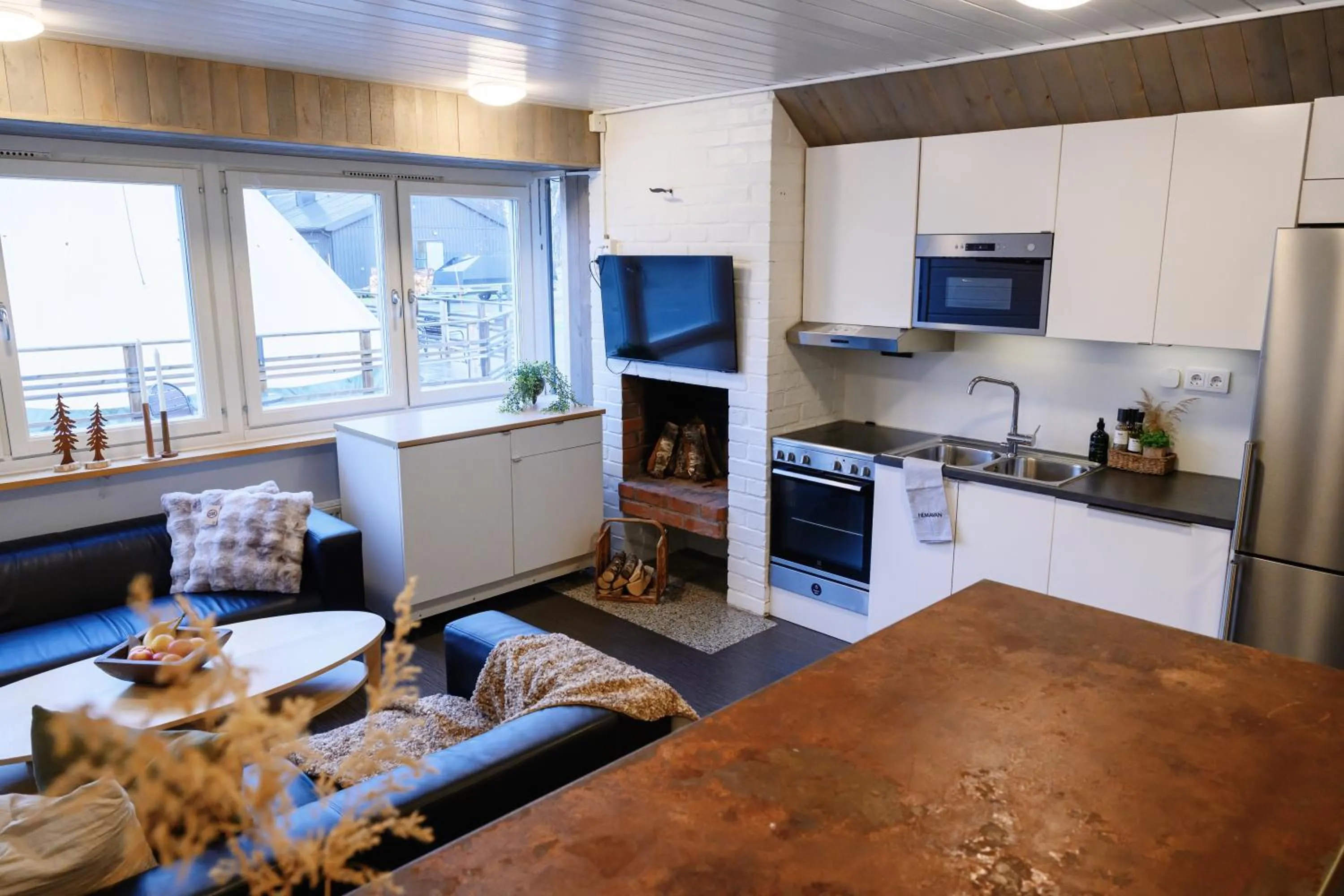 Kitchen or kitchenette in Hemavans Fjällcenter