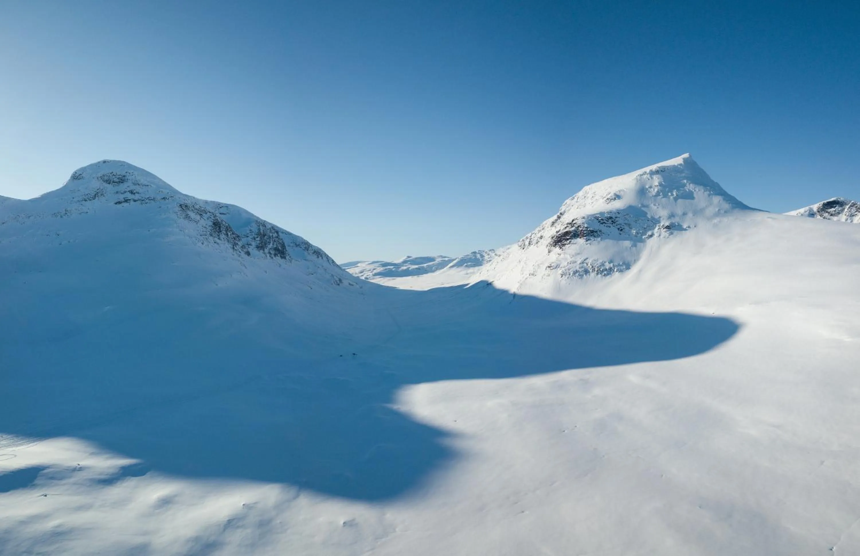 Natural landscape in STF Hemavans Fjällcenter