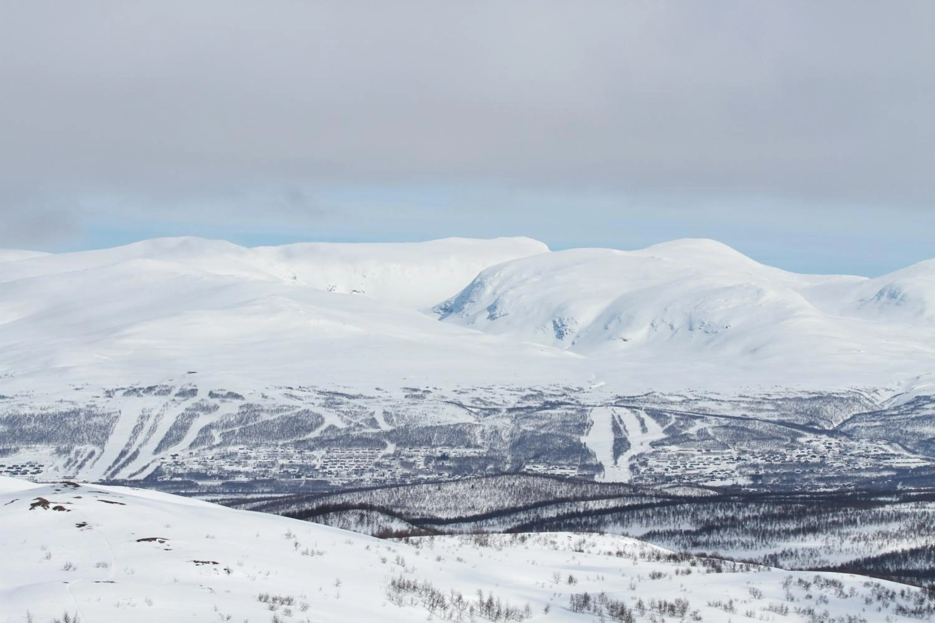 Natural landscape in STF Hemavans Fjällcenter