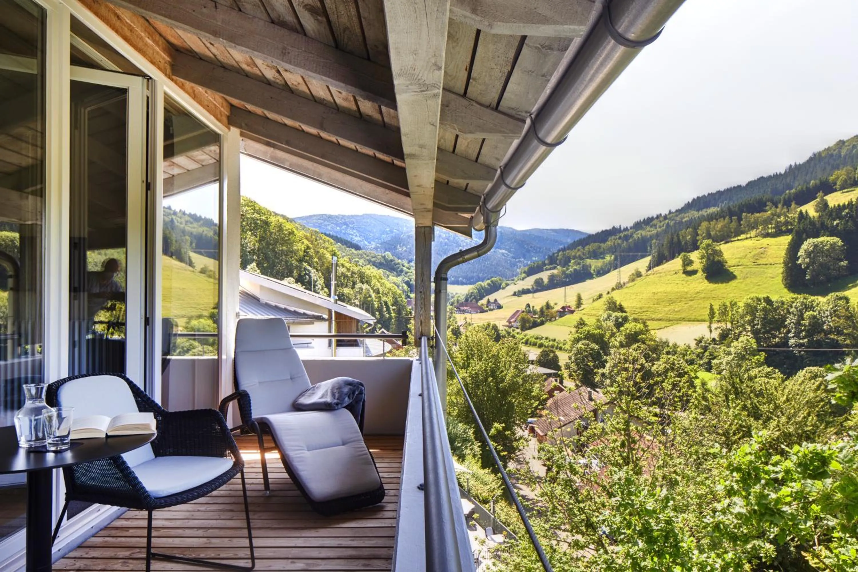 Balcony/Terrace in ElzLand Hotel Pfauen WELLNESS & SPA