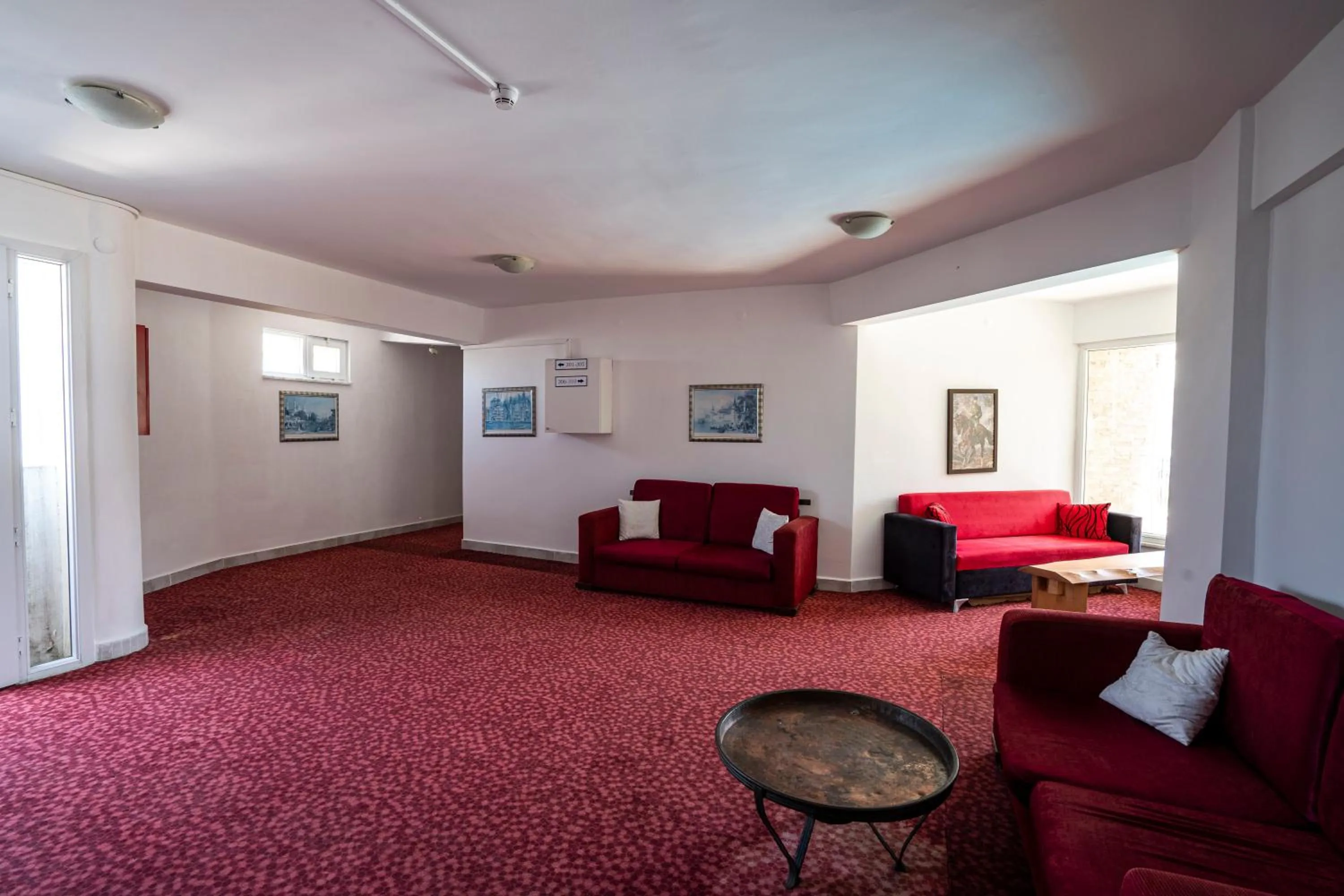 Seating area in Ayapam Hotel