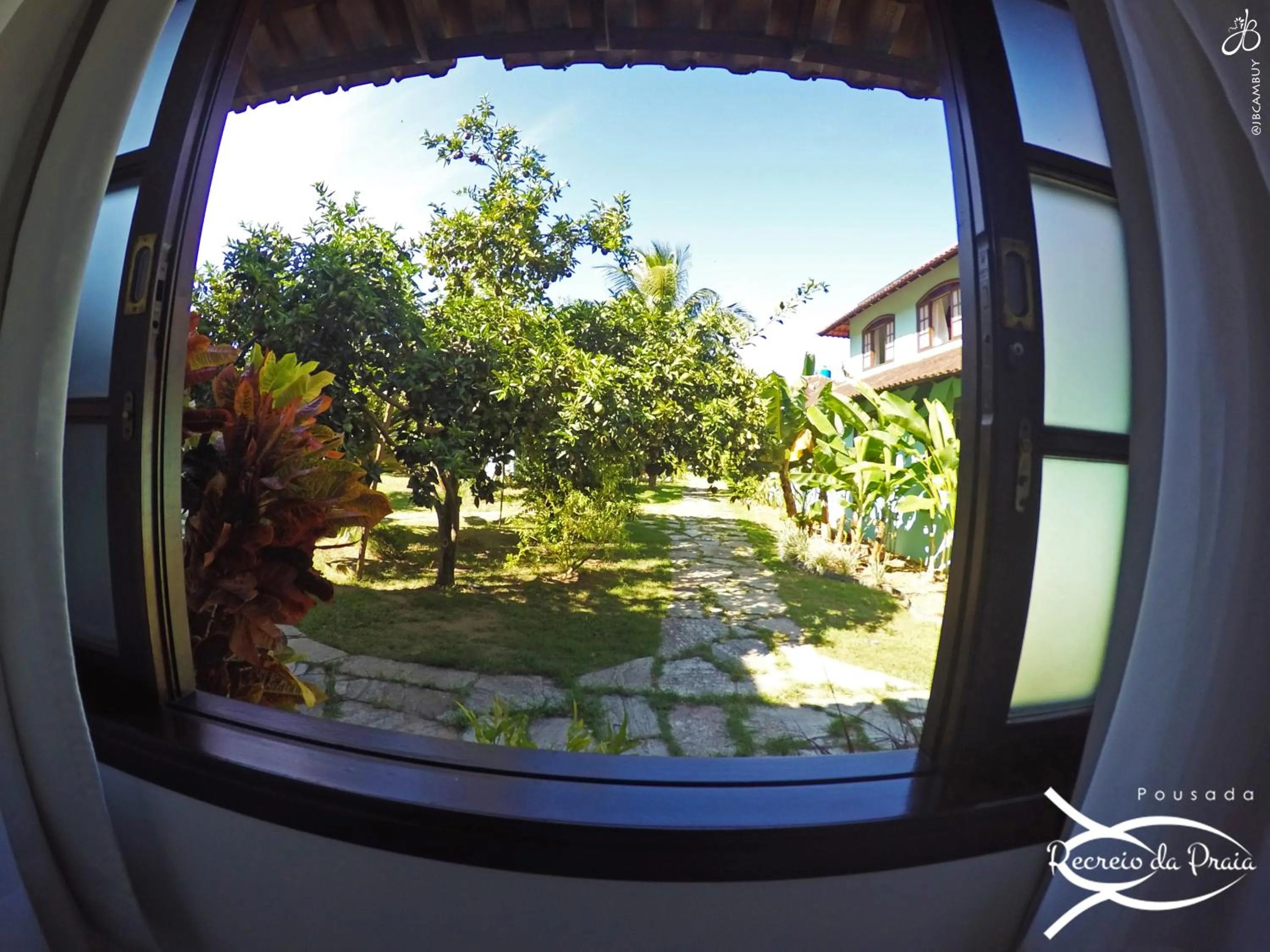 Garden view in Pousada Recreio Da Praia