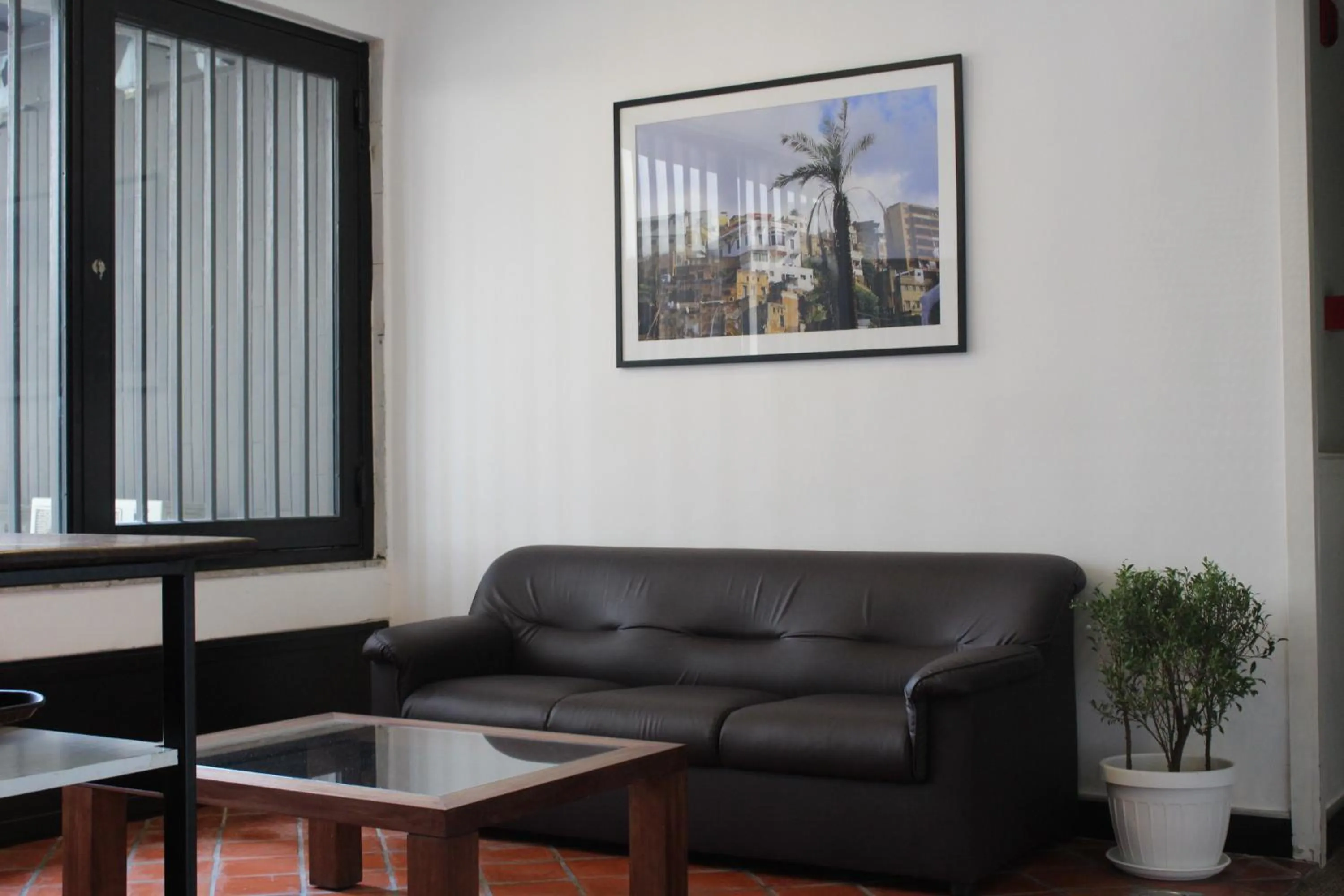 Seating area in Hamra Urban Gardens