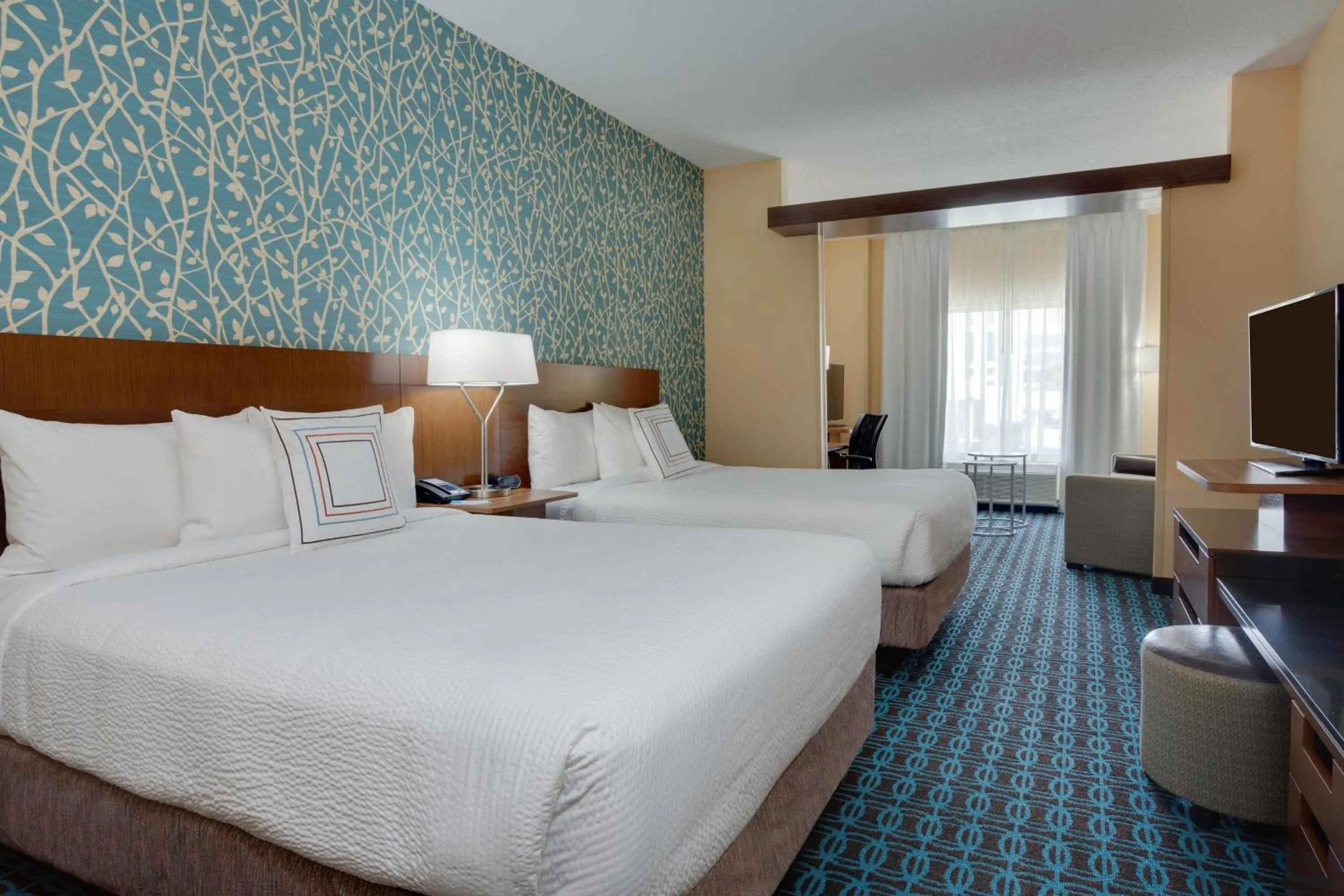 Photo of the whole room, Bed in Fairfield Inn & Suites By Marriott Fort Lauderdale Downtown/Las Olas