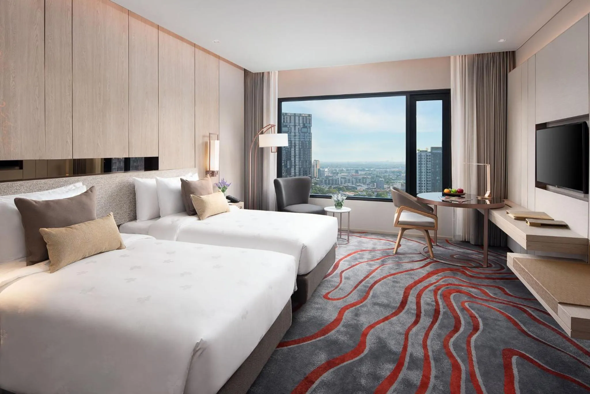 Photo of the whole room, Bed in Hotel Nikko Bangkok