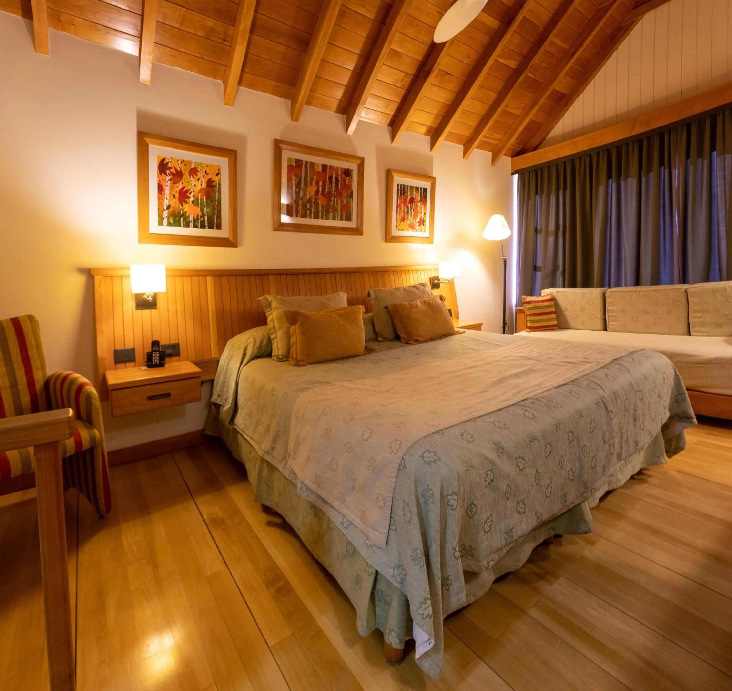 Bedroom, Bed in Hotel y Cabañas Le Village