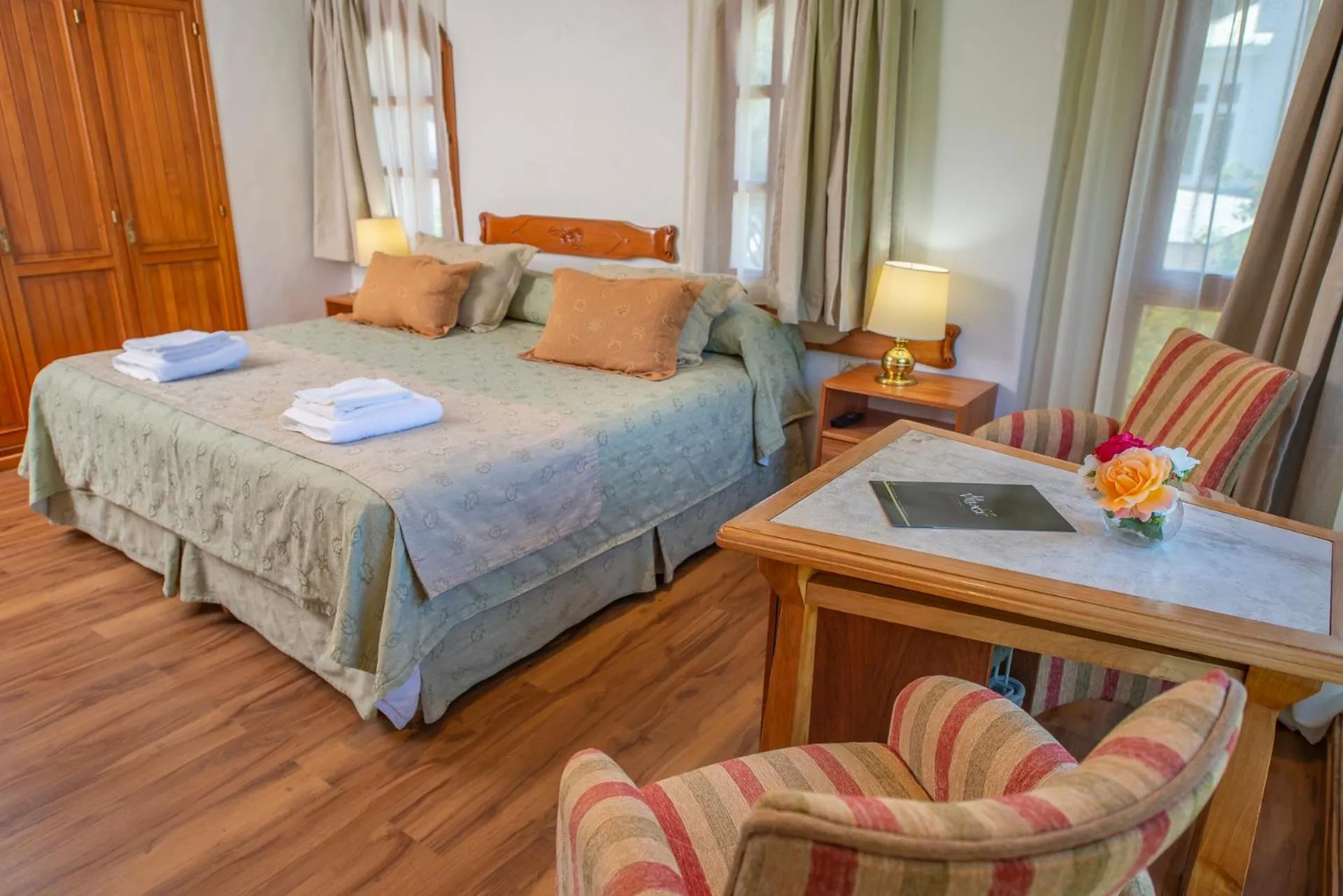 Bedroom, Bed in Hotel y Cabañas Le Village