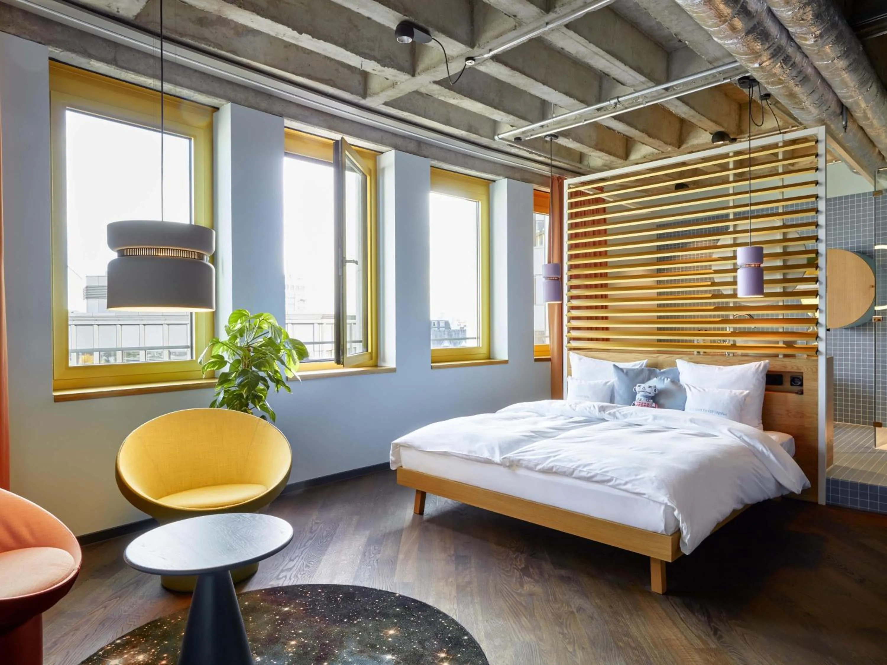 Bedroom, Bed in 25hours Hotel The Circle