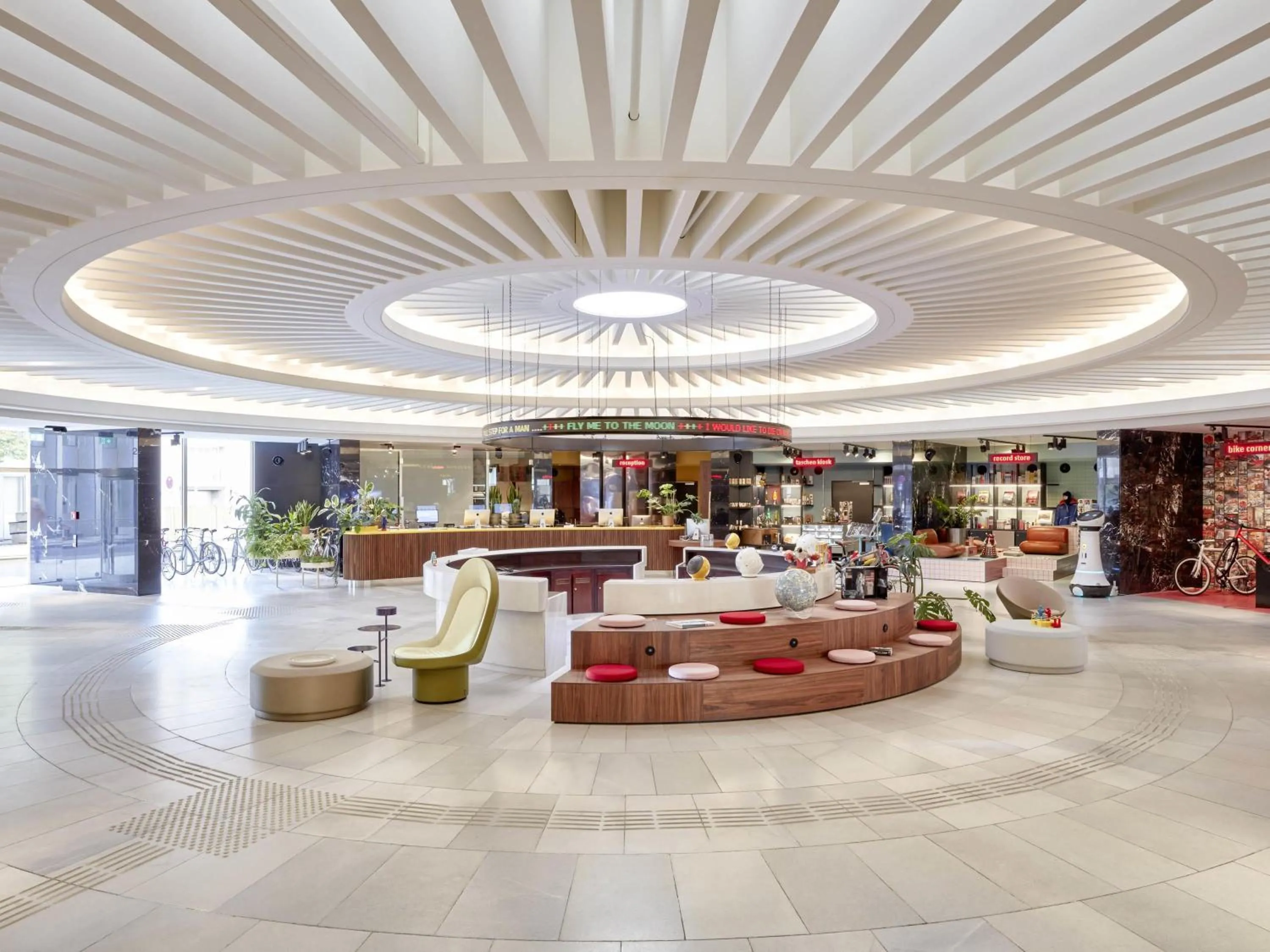 Lobby or reception in 25hours Hotel The Circle