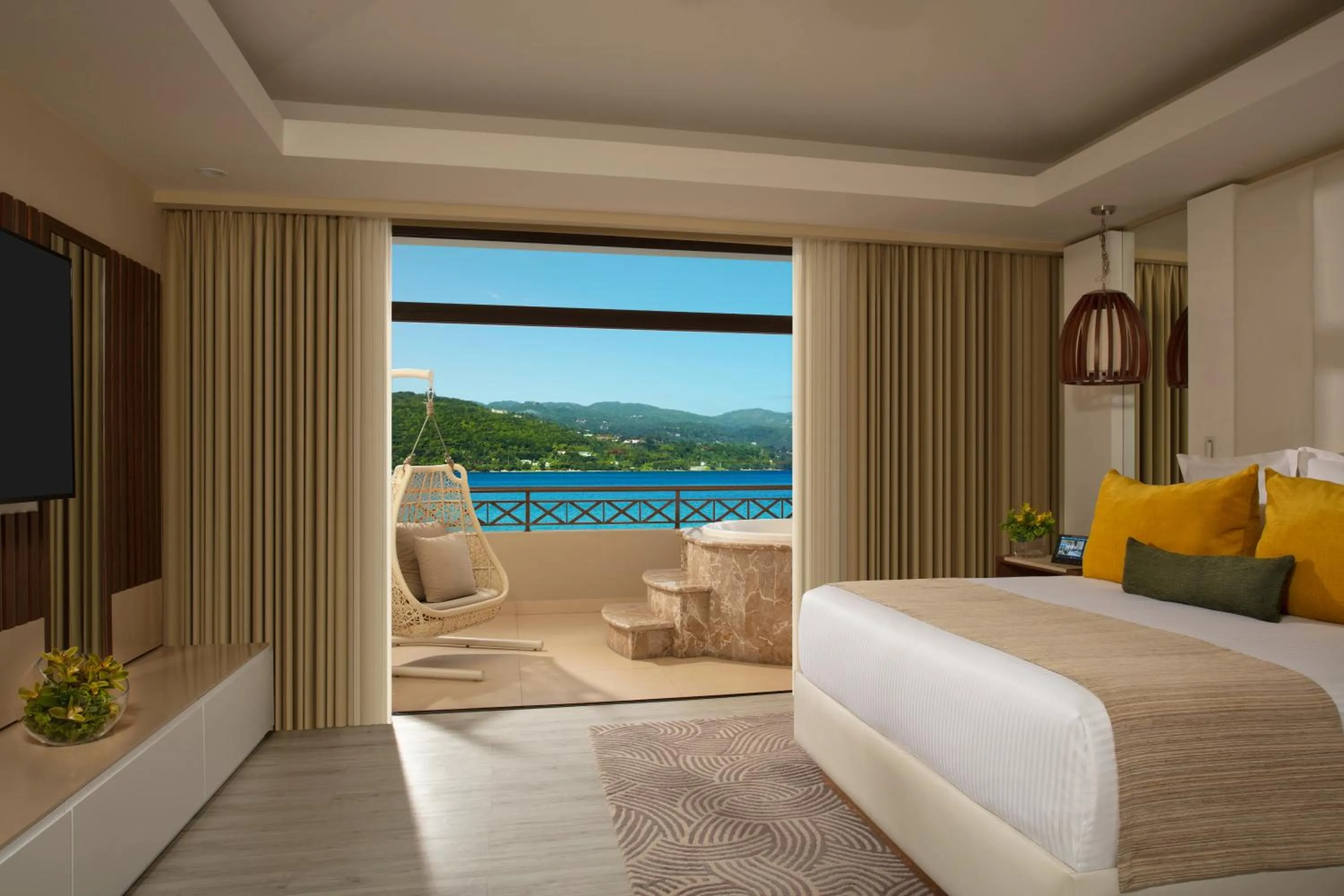 Bedroom, Bed in Secrets Wild Orchid Adults Only - All Inclusive