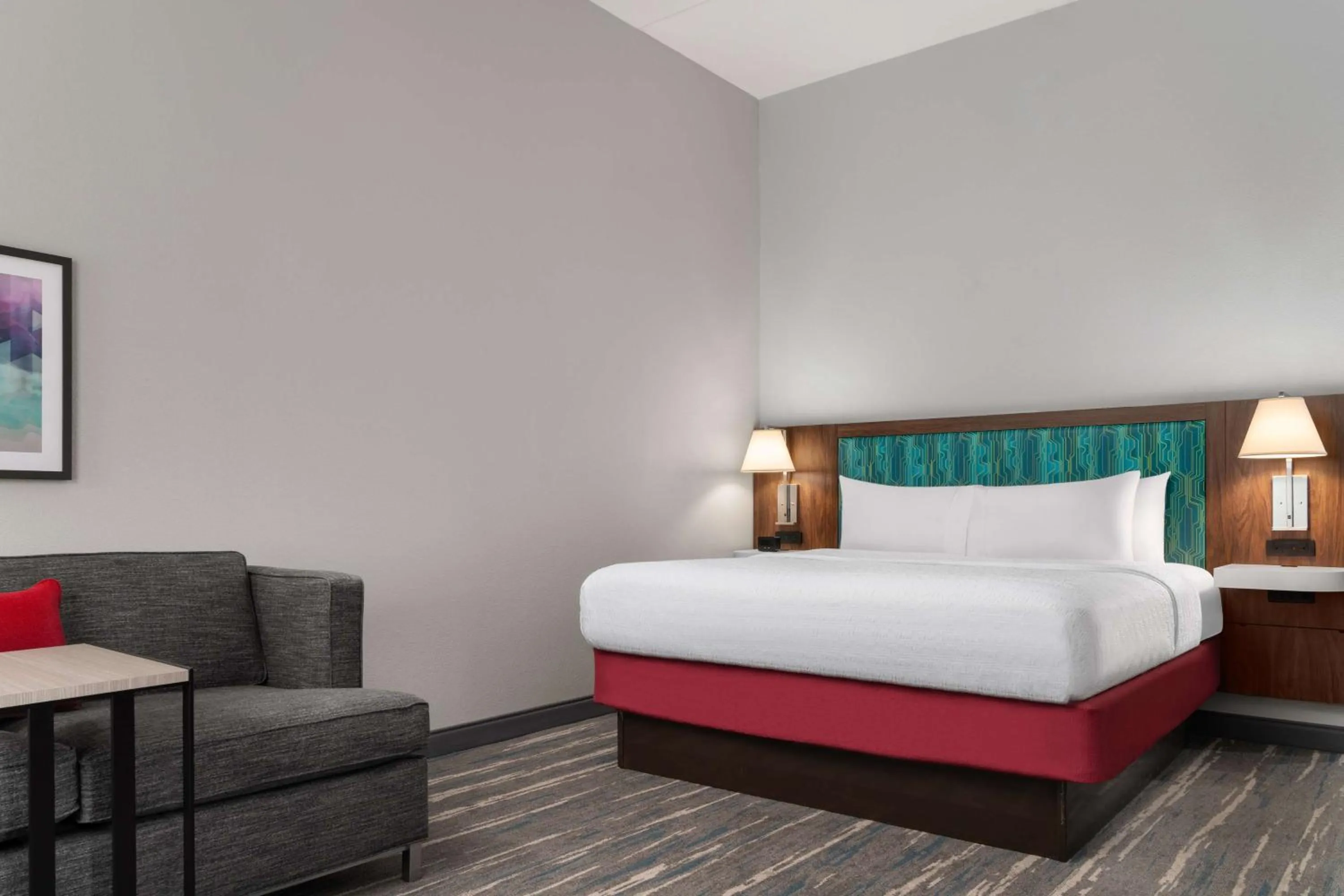 Living room, Bed in Hampton Inn Spring Lake Fayetteville