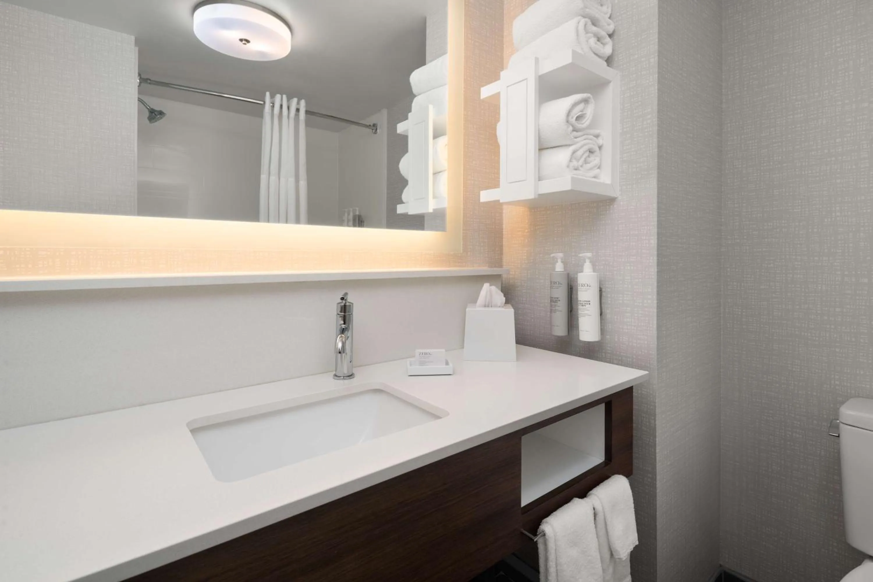 Bathroom in Hampton Inn Spring Lake Fayetteville