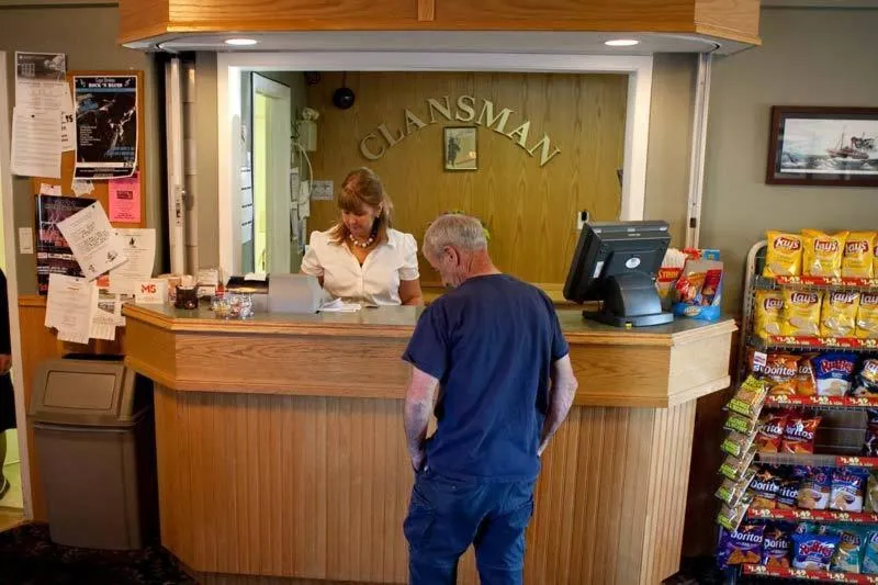 Lobby or reception in Clansman Motel