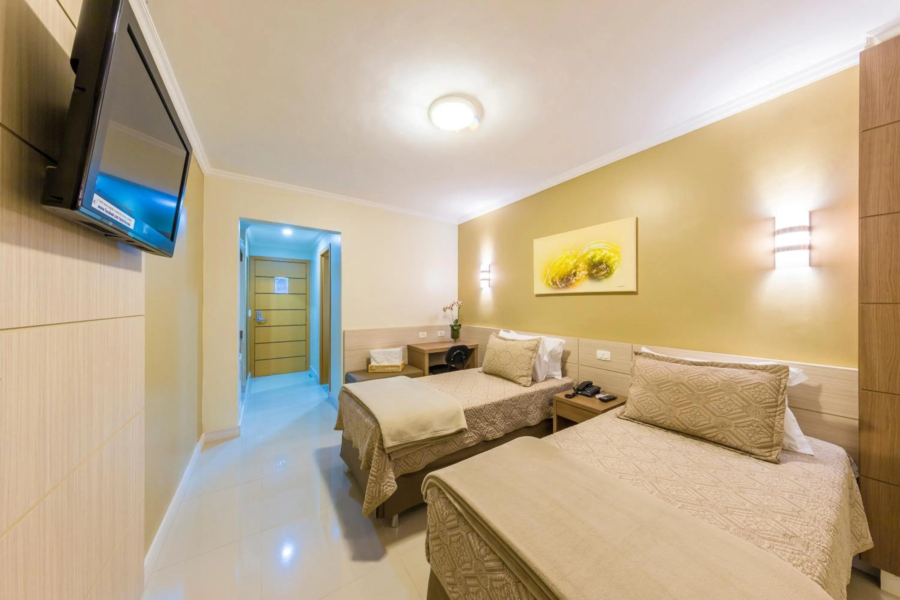 Bed in Hotel Thomasi Express - Londrina