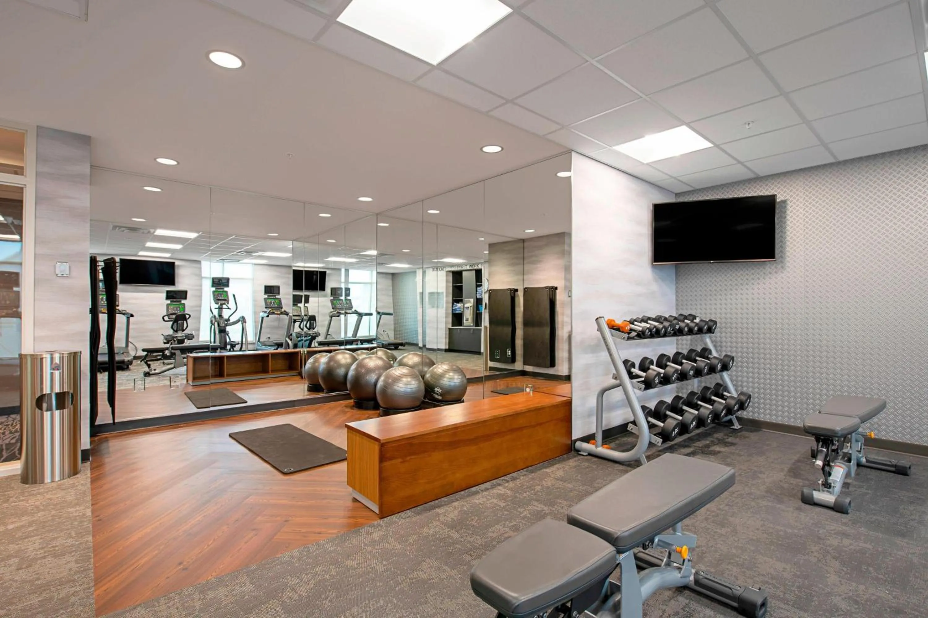 Fitness centre/facilities in Fairfield Inn & Suites By Marriott Duluth Waterfront