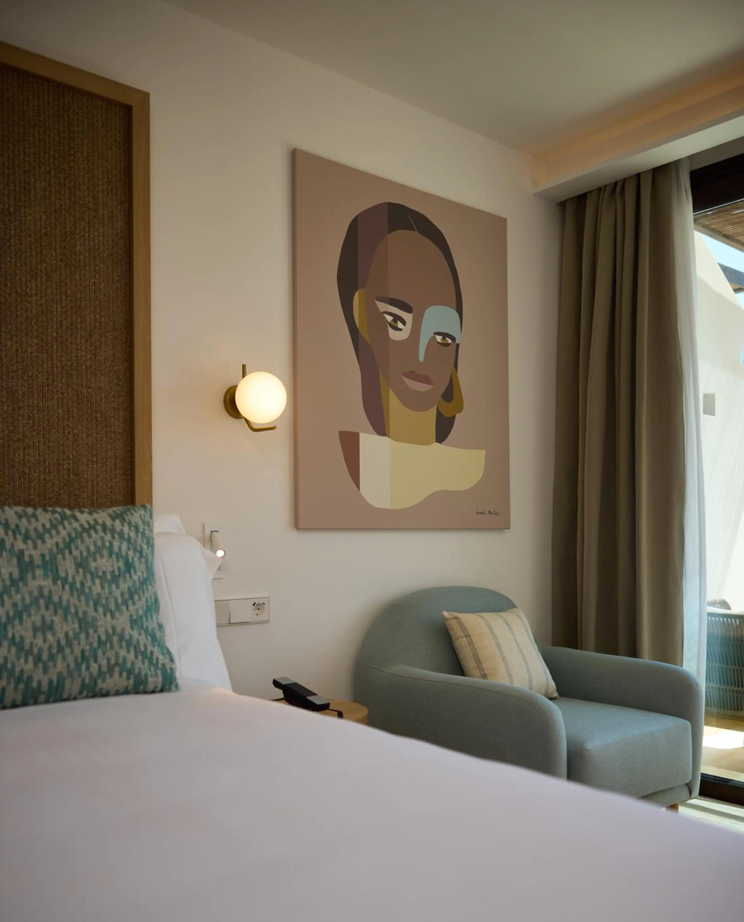 Photo of the whole room, Bed in Cala San Miguel Ibiza Resort, Adults only, Curio Collection by Hilton