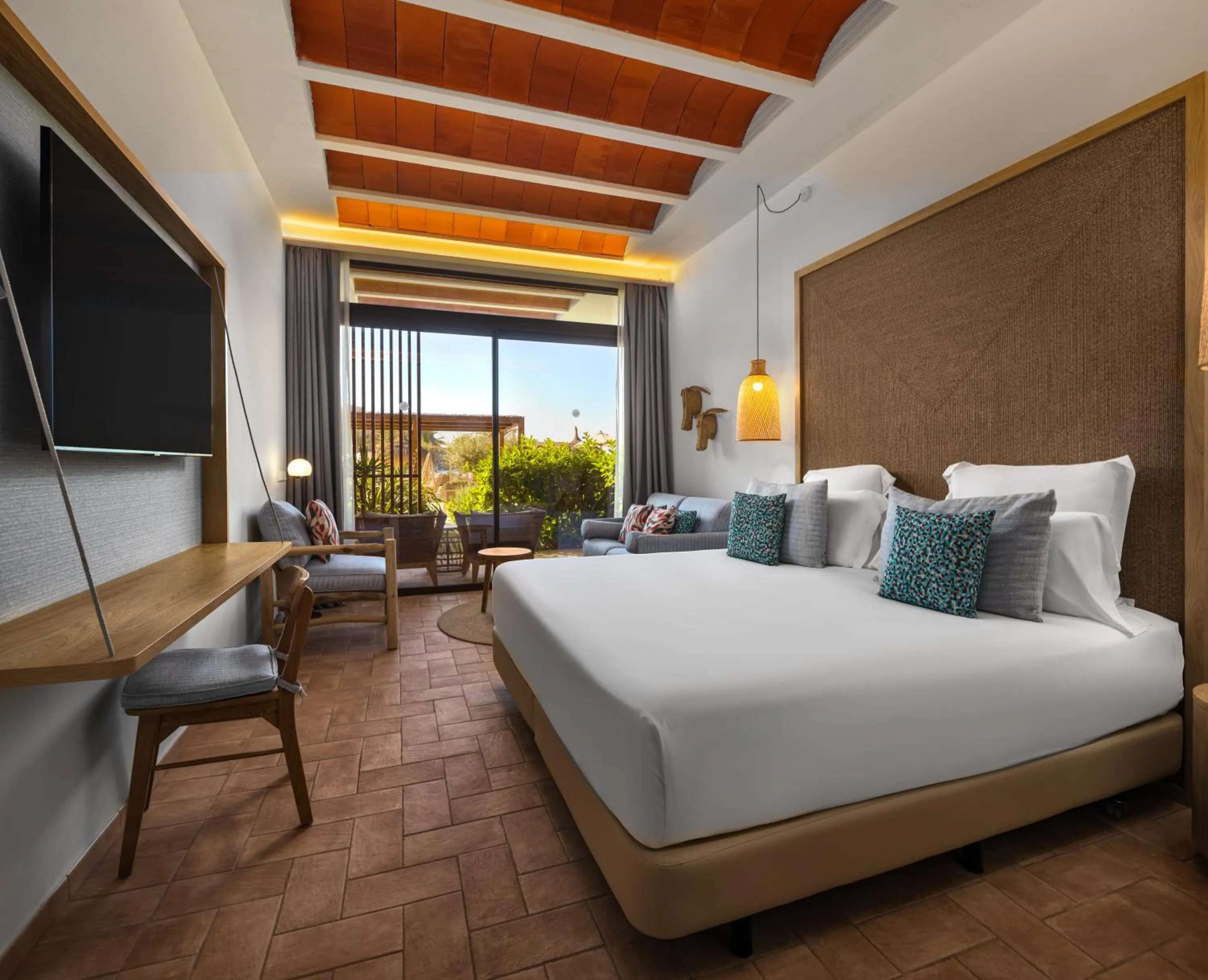 Bed in Cala San Miguel Ibiza Resort, Adults only, Curio Collection by Hilton