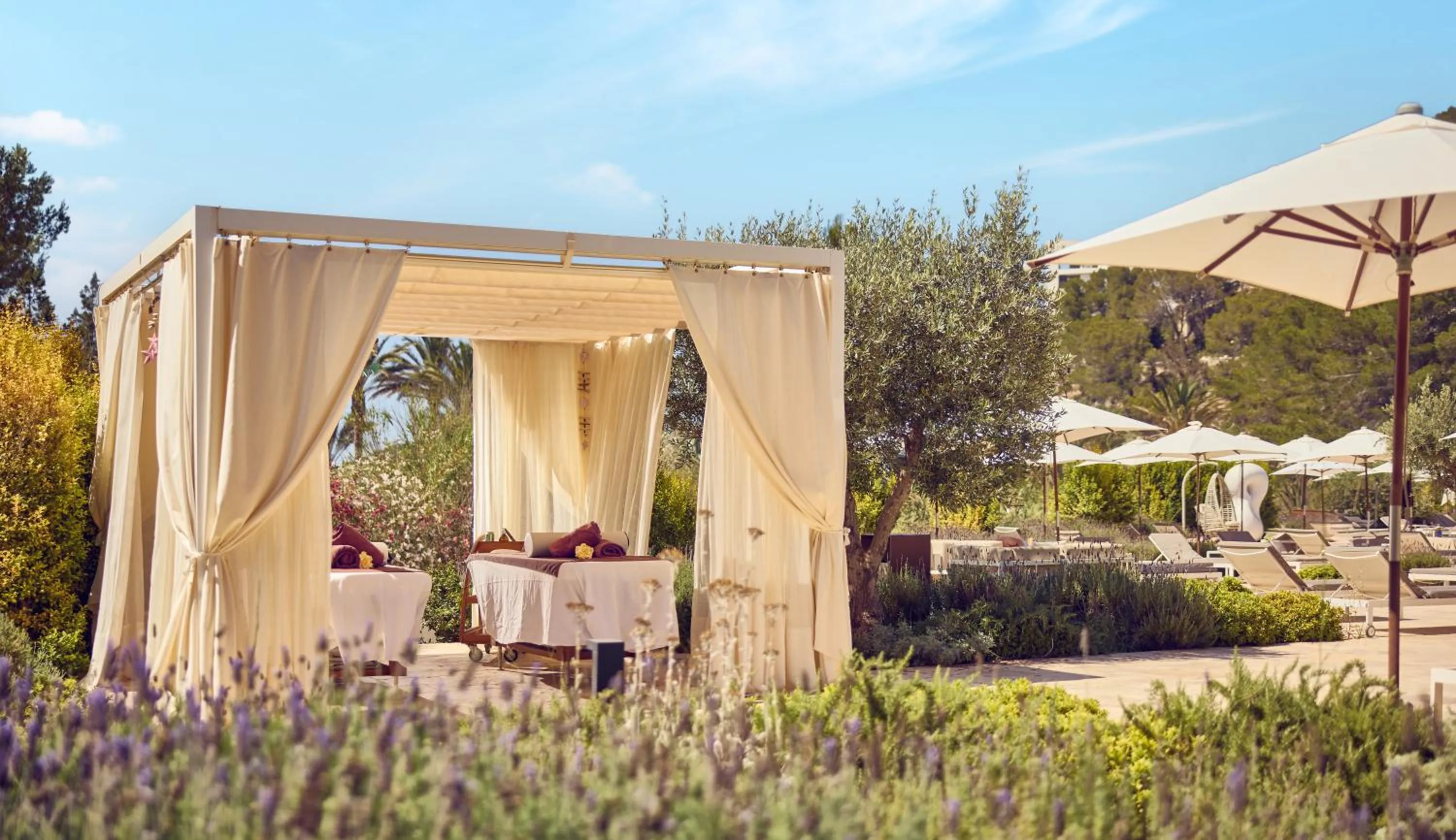 Spa and wellness centre/facilities in Cala San Miguel Ibiza Resort, Adults only, Curio Collection by Hilton