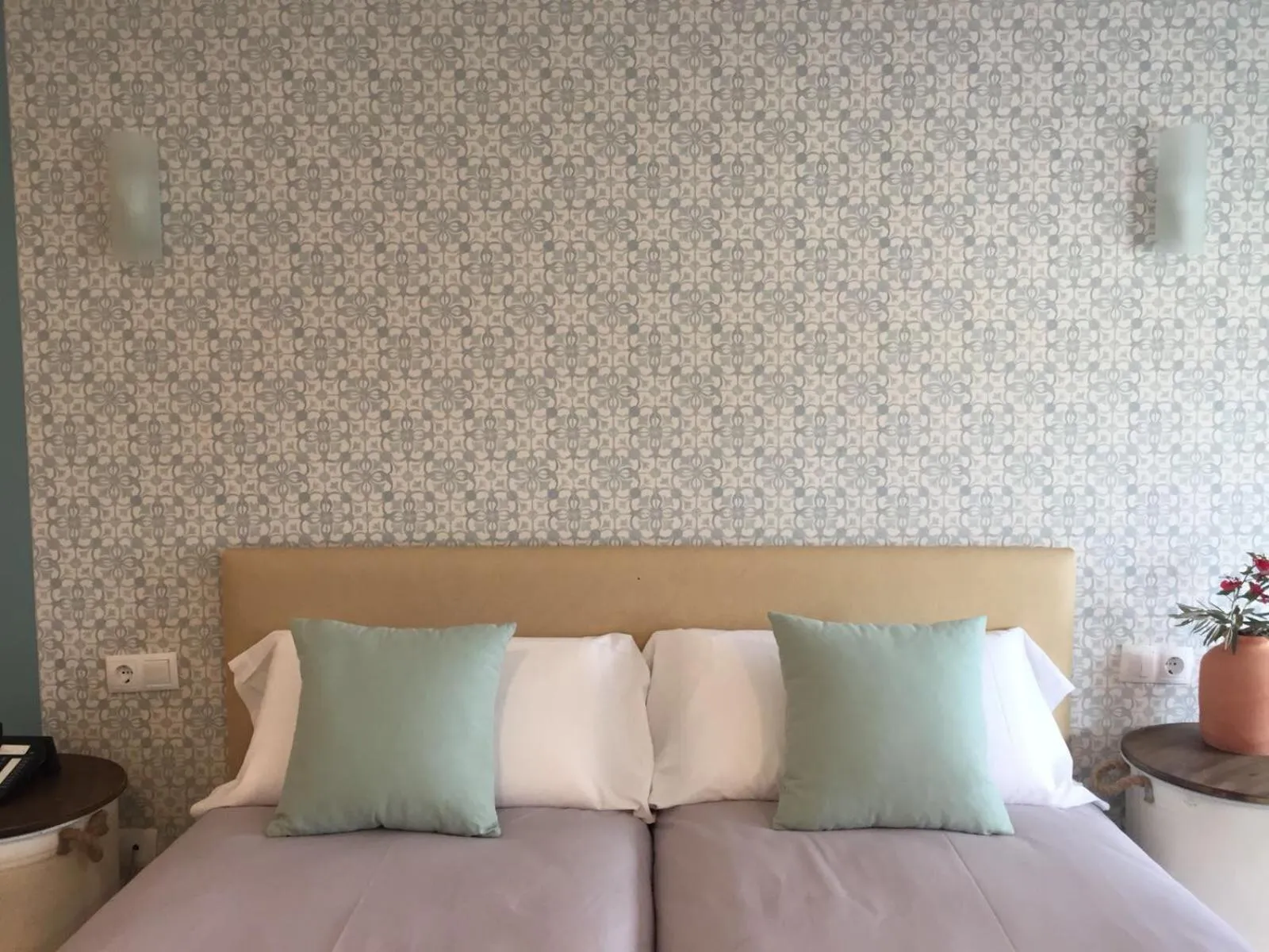 Bed in Hotel Nómadas