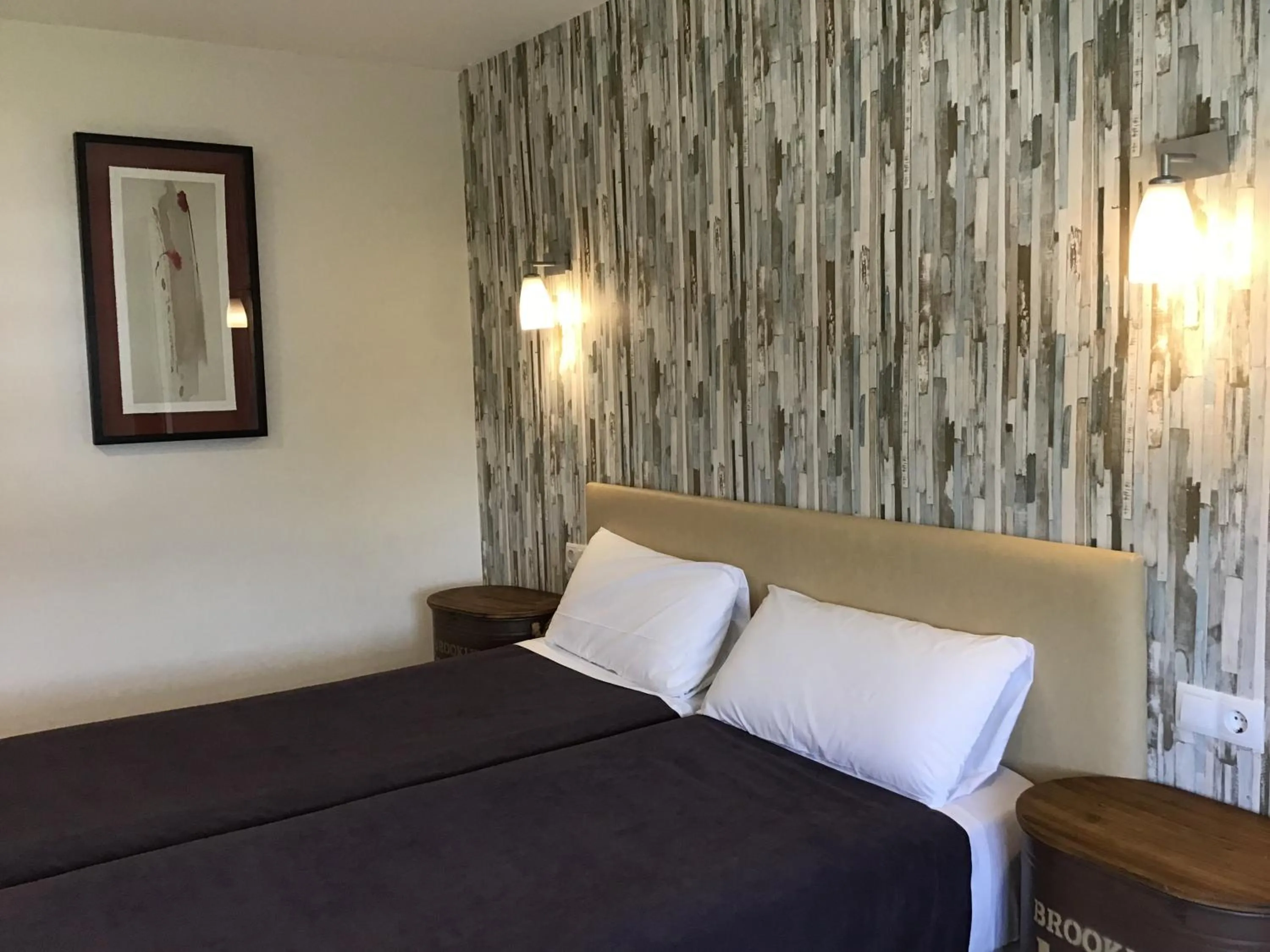 Bed in Hotel Nómadas