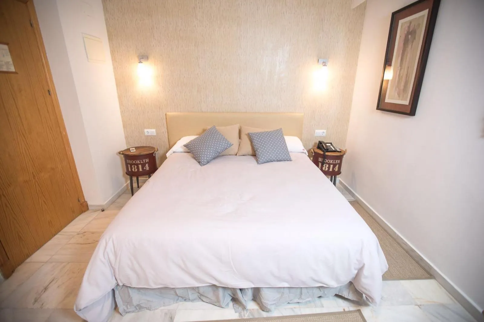 Bed in Hotel Nómadas