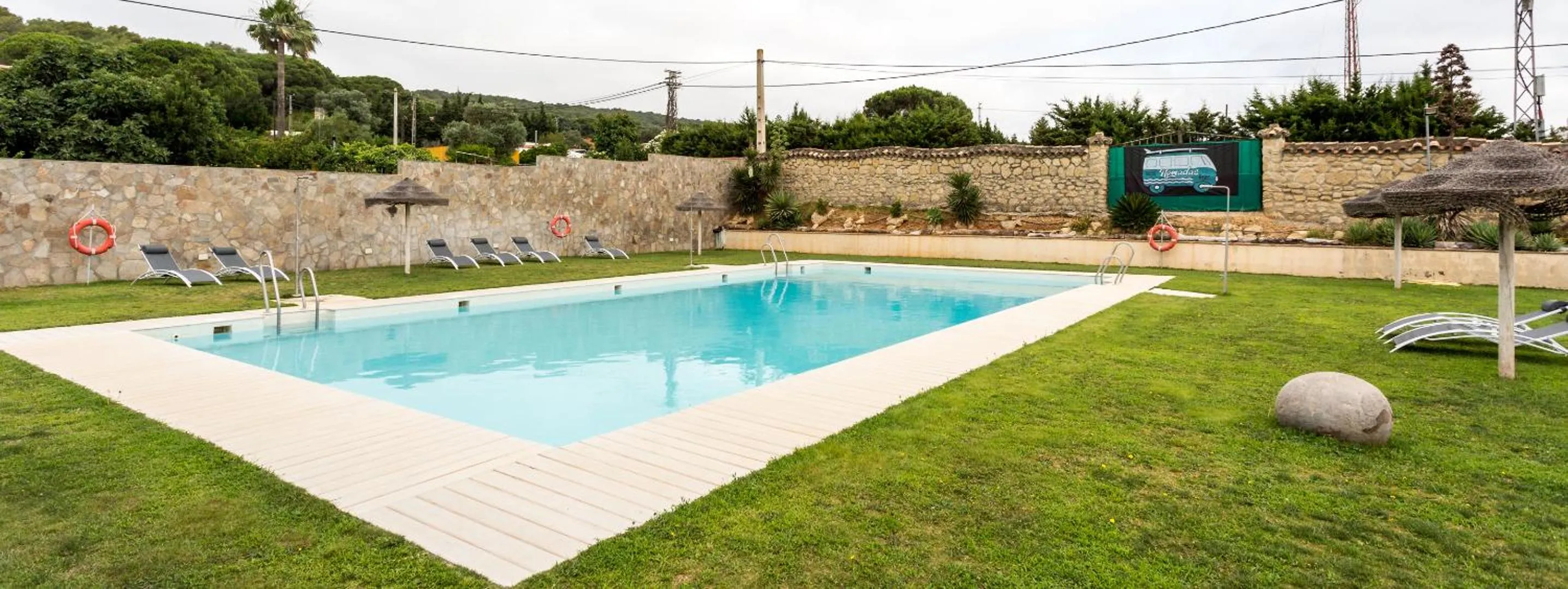 Swimming pool in Hotel Nómadas